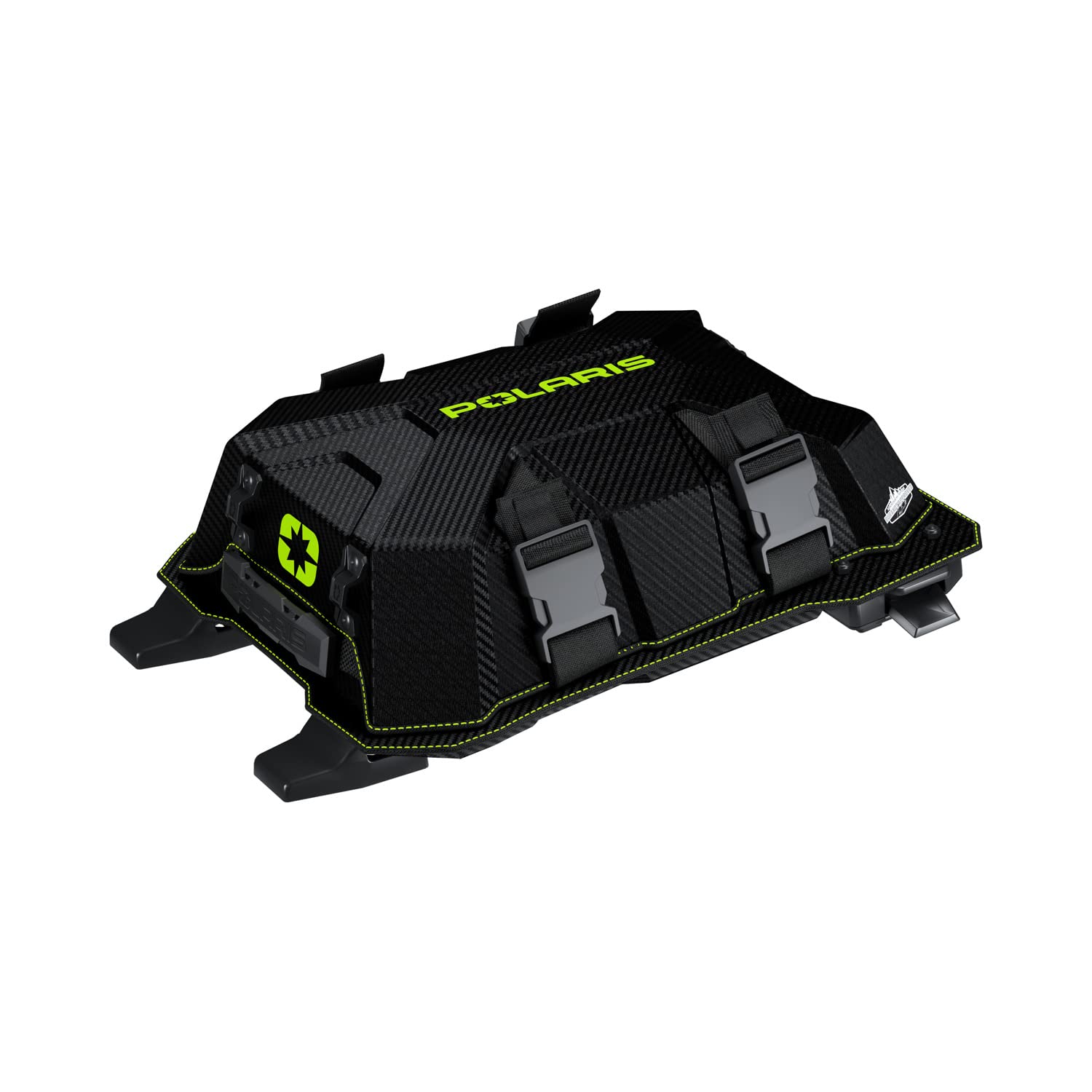 Polaris Snowmobile Lock & Ride Flex Medium Burandt Storage Bag Neon 2890632