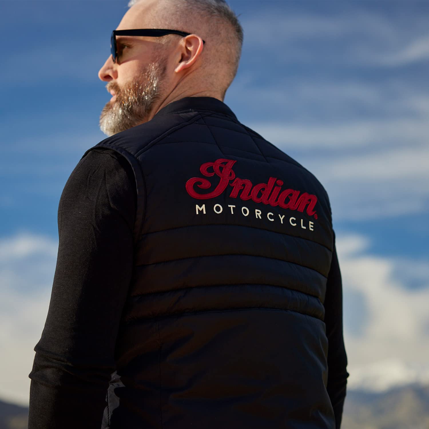 OPEN BOX - Indian Motorcycle Men's Clayton Thermo Vest, Black XL