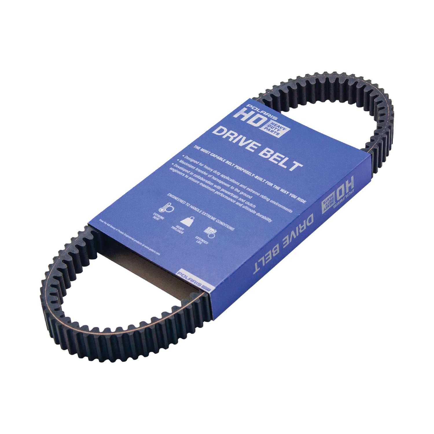 Polaris Heavy Duty Drive Belt for Specific RZR XP S 4 1000, RANGER XP CREW 570 900, GENERAL 4 1000 Models and More, Runs Cooler, Withstands High Temps and Extreme Conditions, for Heavy Loads - 3212326