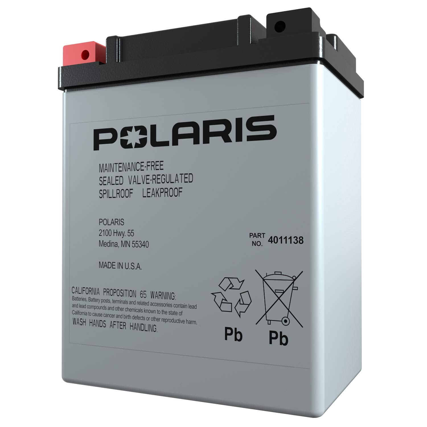 Polaris 12V 14Ah Sealed Battery 4011138 Sportsman Scrambler ATV