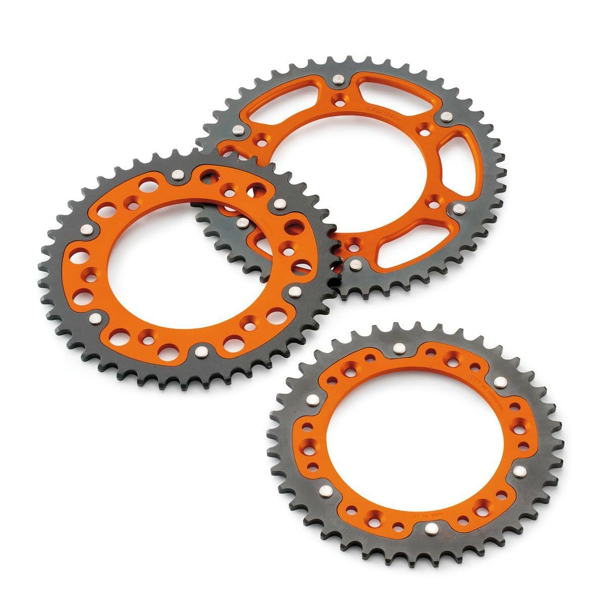 KTM PowerParts Supersprox 2K Rear Sprocket - Orange, 520 / 52T