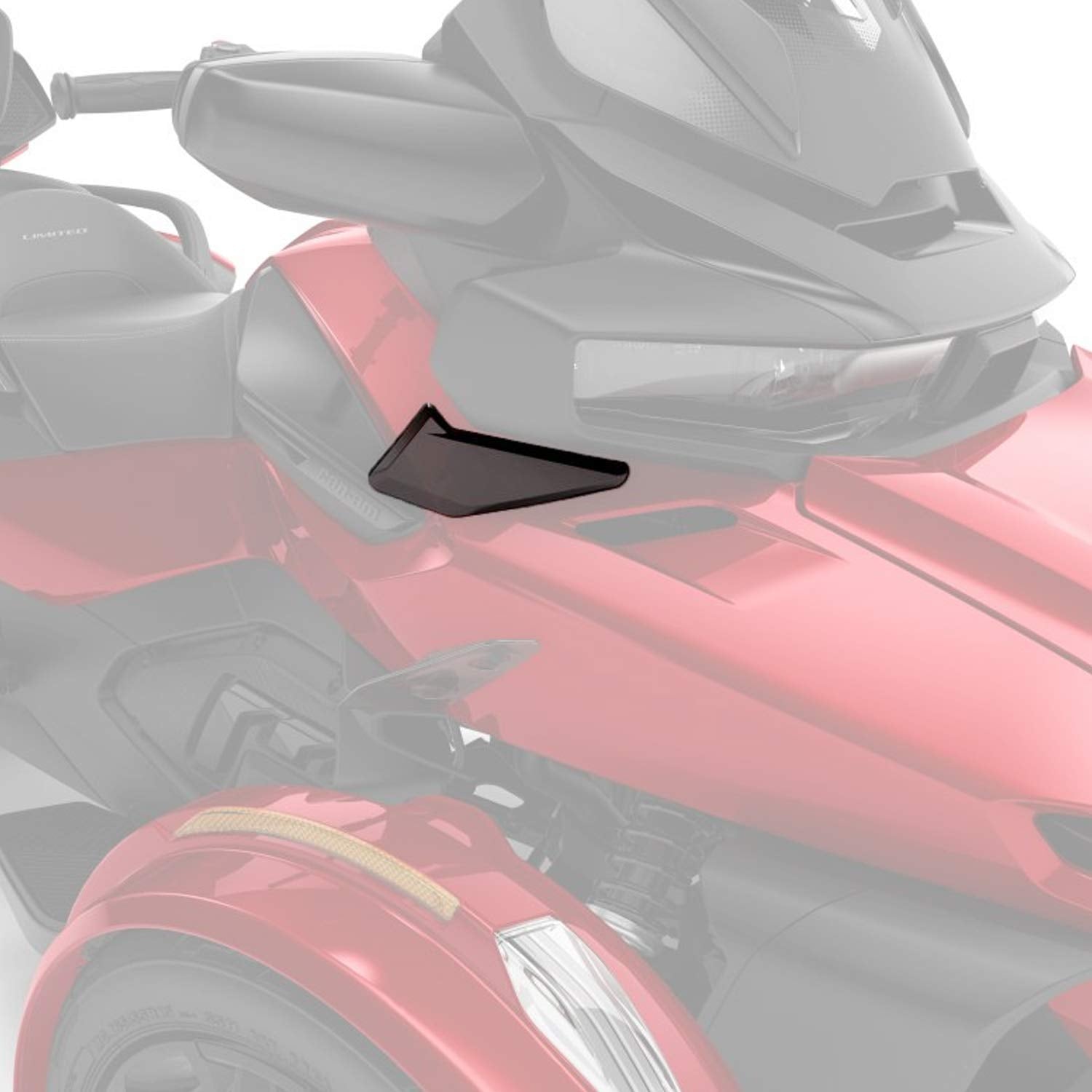Can-Am New OEM 2020 Spyder Adjustable Air Deflector Kit, 219401040