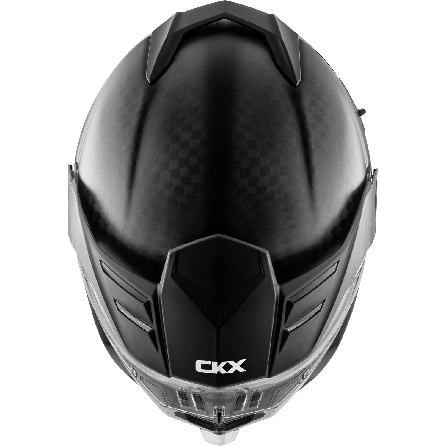 CKX Mission Carbon Fiber Full Face Helmet Electric Shield Snowmobile 512396