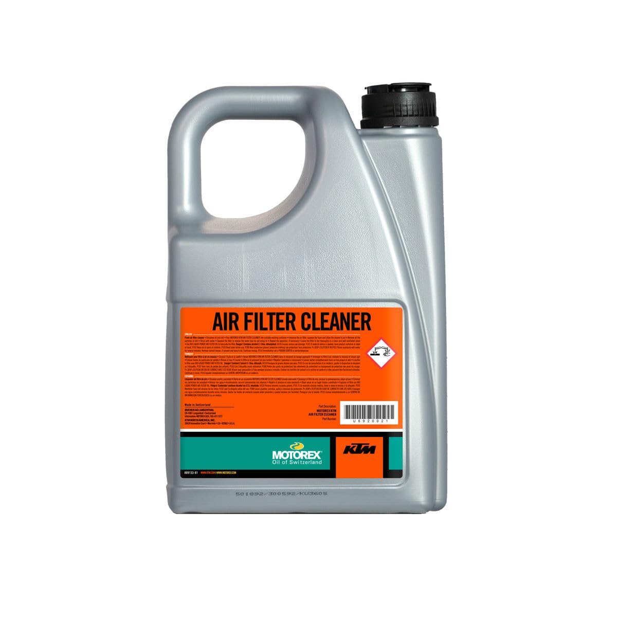 KTM Motorex Air Filter Cleaner 4.0L 4 Liter Motorcycle Dirt Bike MX U6913021