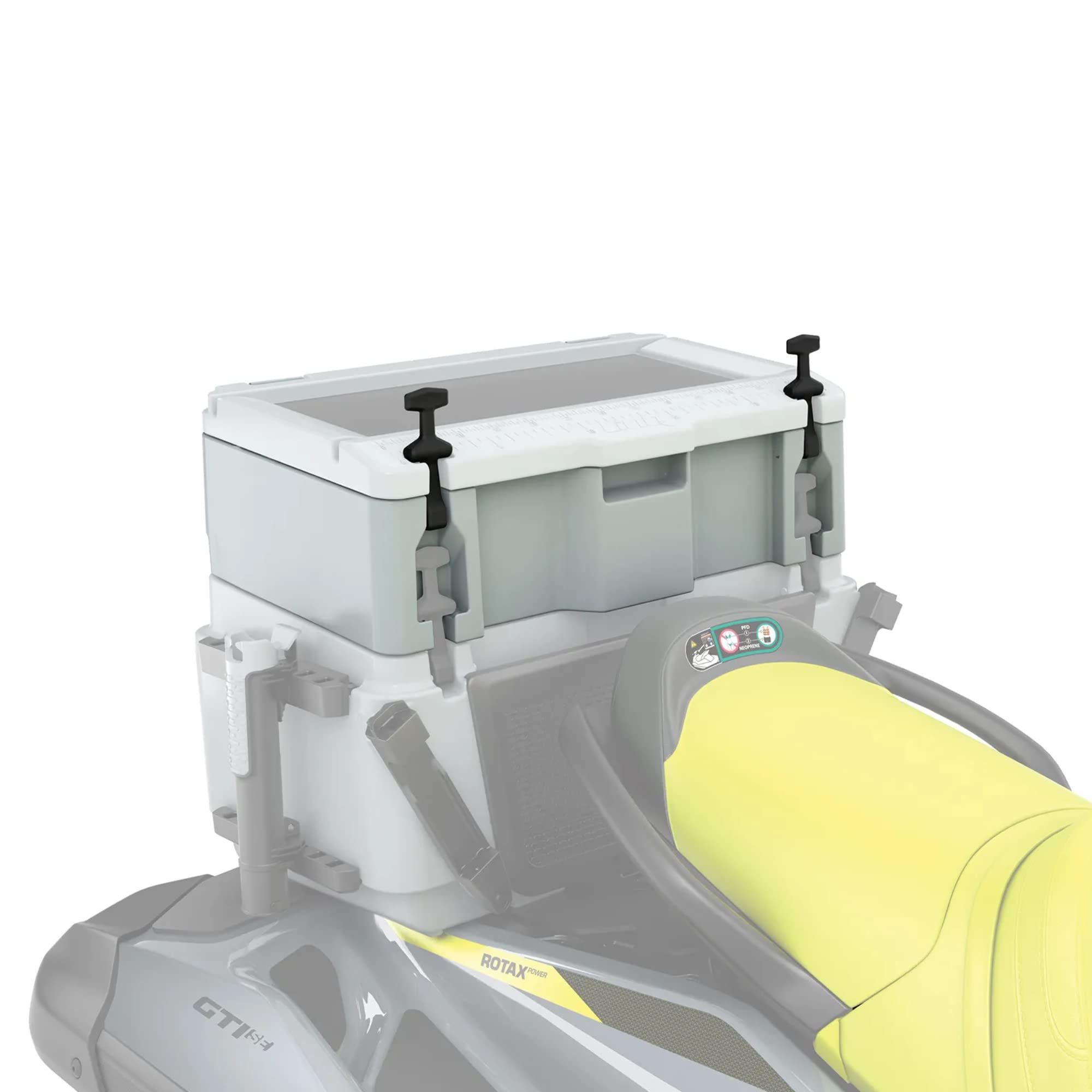 Sea-Doo New OEM LinQ 13.5 Gal 51L Cooler Extension Double Latch 295101033 PWC