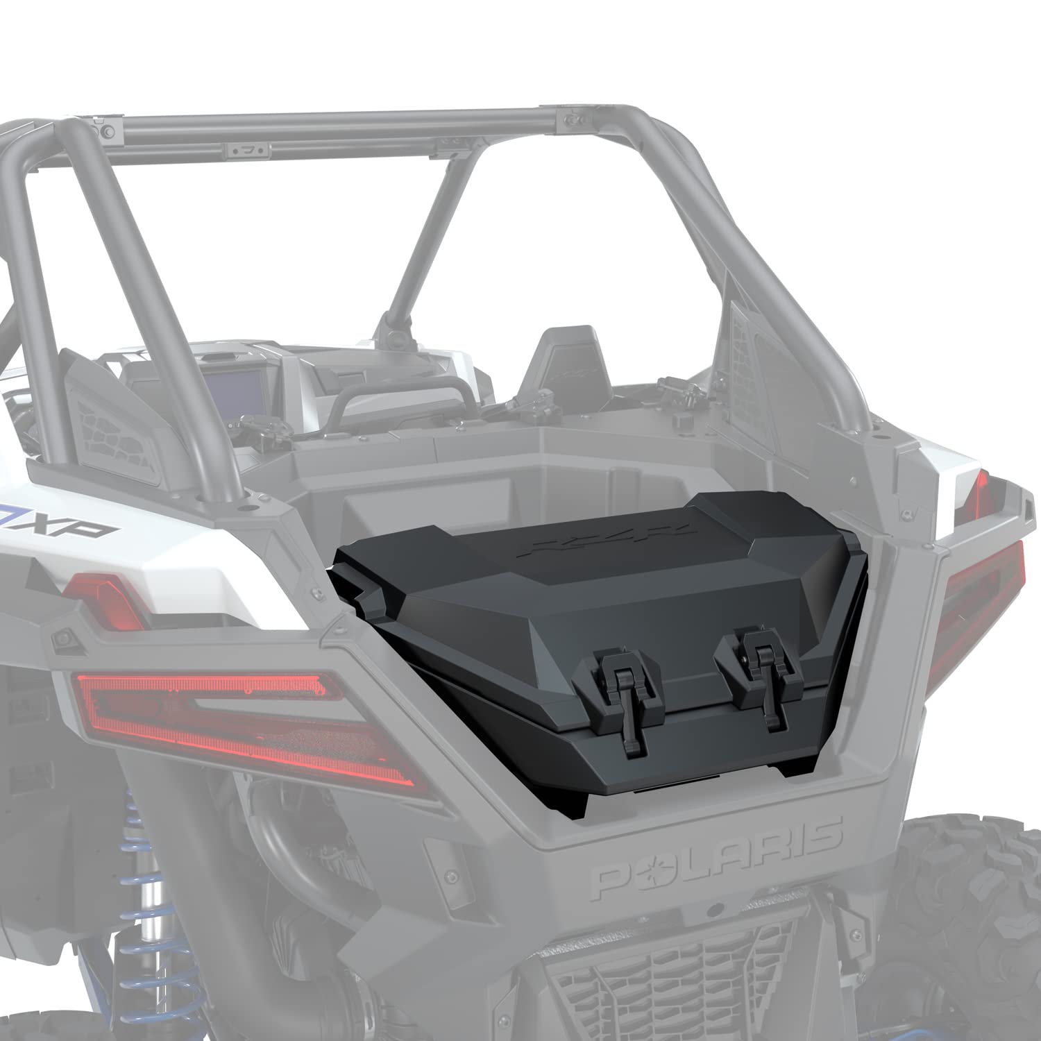Polaris RZR Lock & Ride 23 Quart Rear Cooler Box 48-Hour Ice Retention Insulated UTV Cooler Fits RZR Pro R, Pro XP, Pro XP 4, Turbo R Models and More Locking Lid OEM Part #2889740