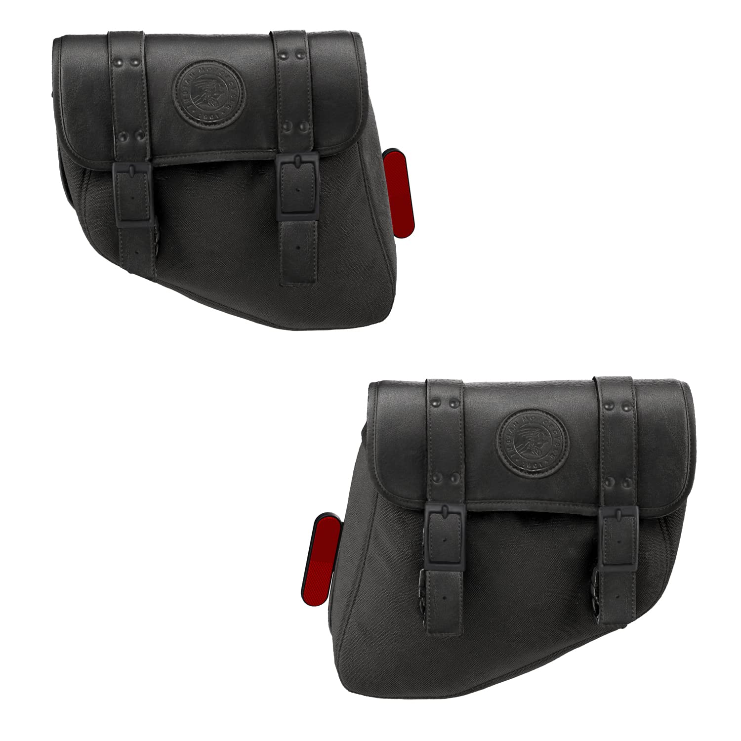 Indian Motorcycle Black Saddle Bags Pair Chief Bobber Super Chief 2889857-VBA