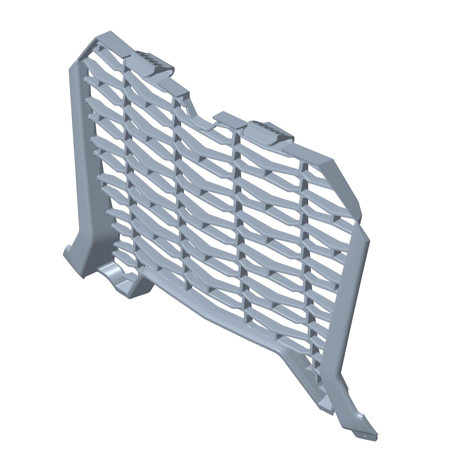 Polaris RZR Front Fascia Grille Gloss Black Genuine OEM 5455542-070