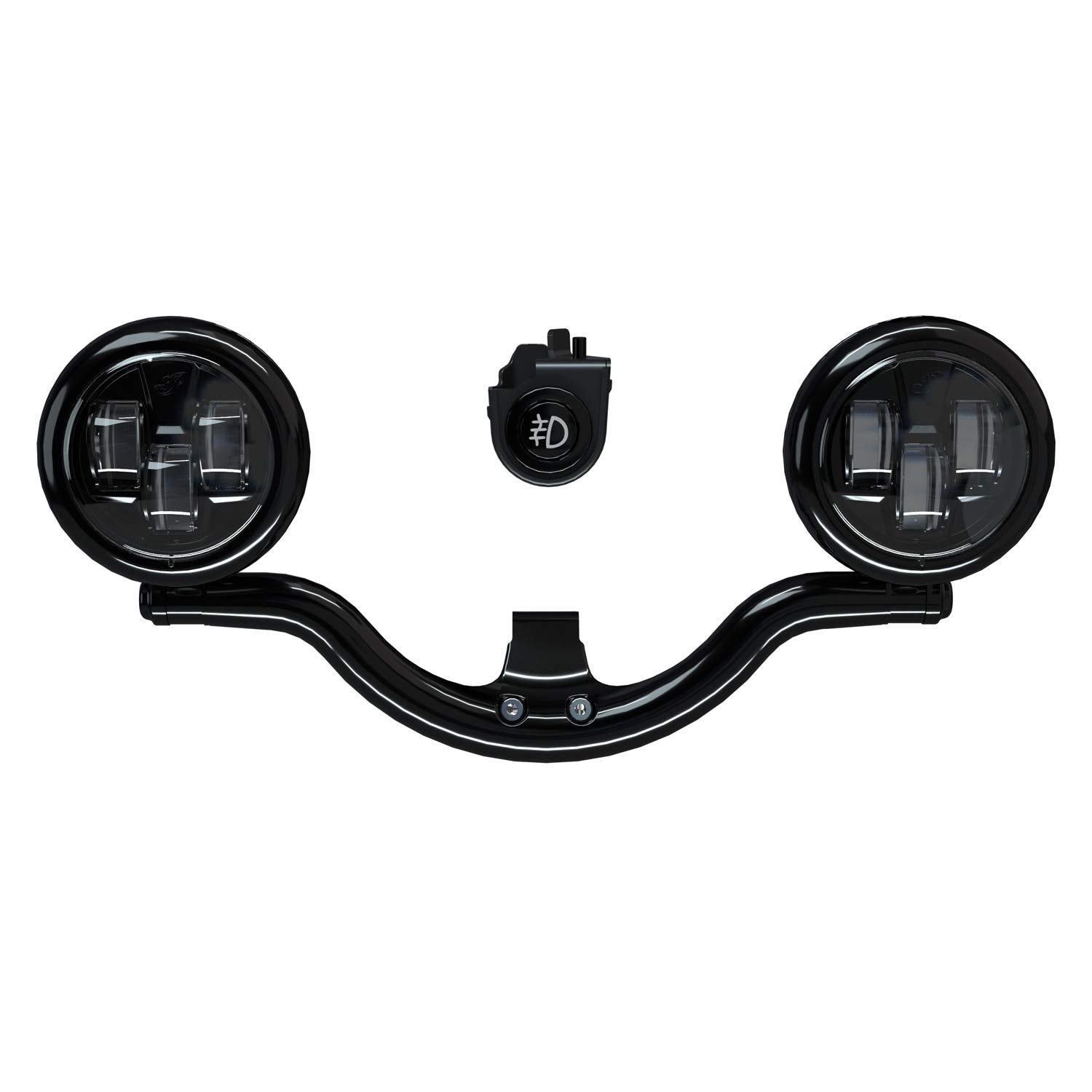 Indian Motorcycle Pathfinder S Driving Light Mount, Black, for Chief, Super