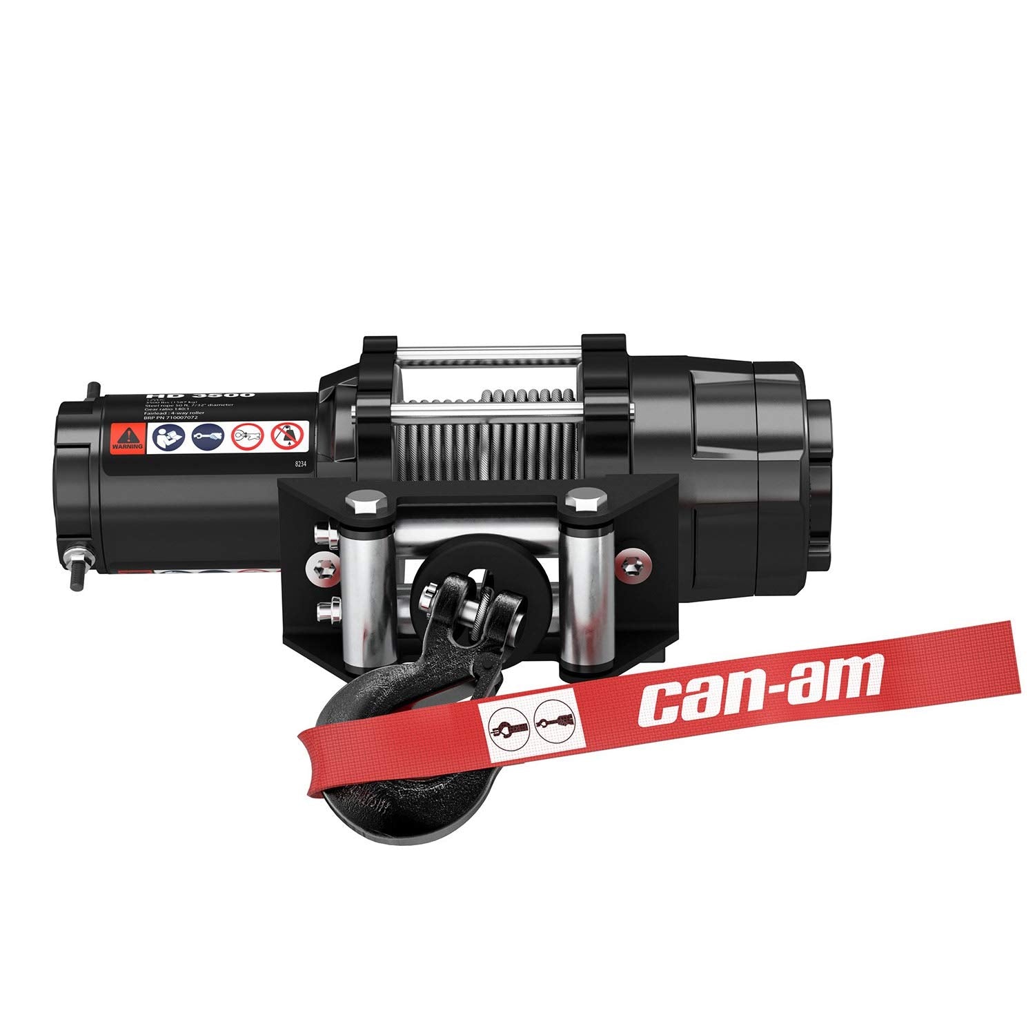 Can-Am New OEM HD 3500 Winch 3500lb Heavy Duty Weather Protected 715006415