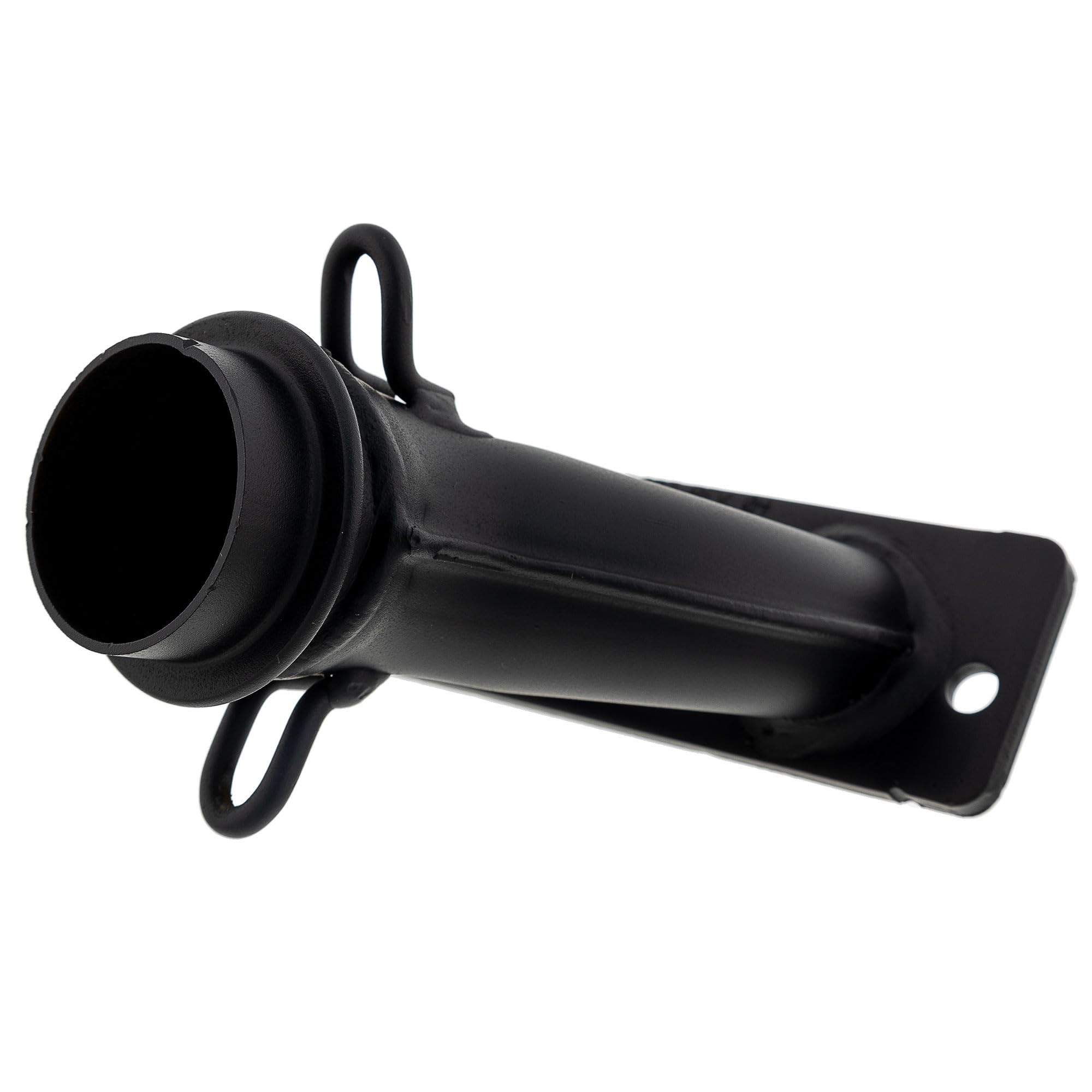 Polaris ATV Manifold, Twin, High Temp Powder Paint High Temp Powder Paint, Black, Genuine OEM Part 1261077-489, Qty 1