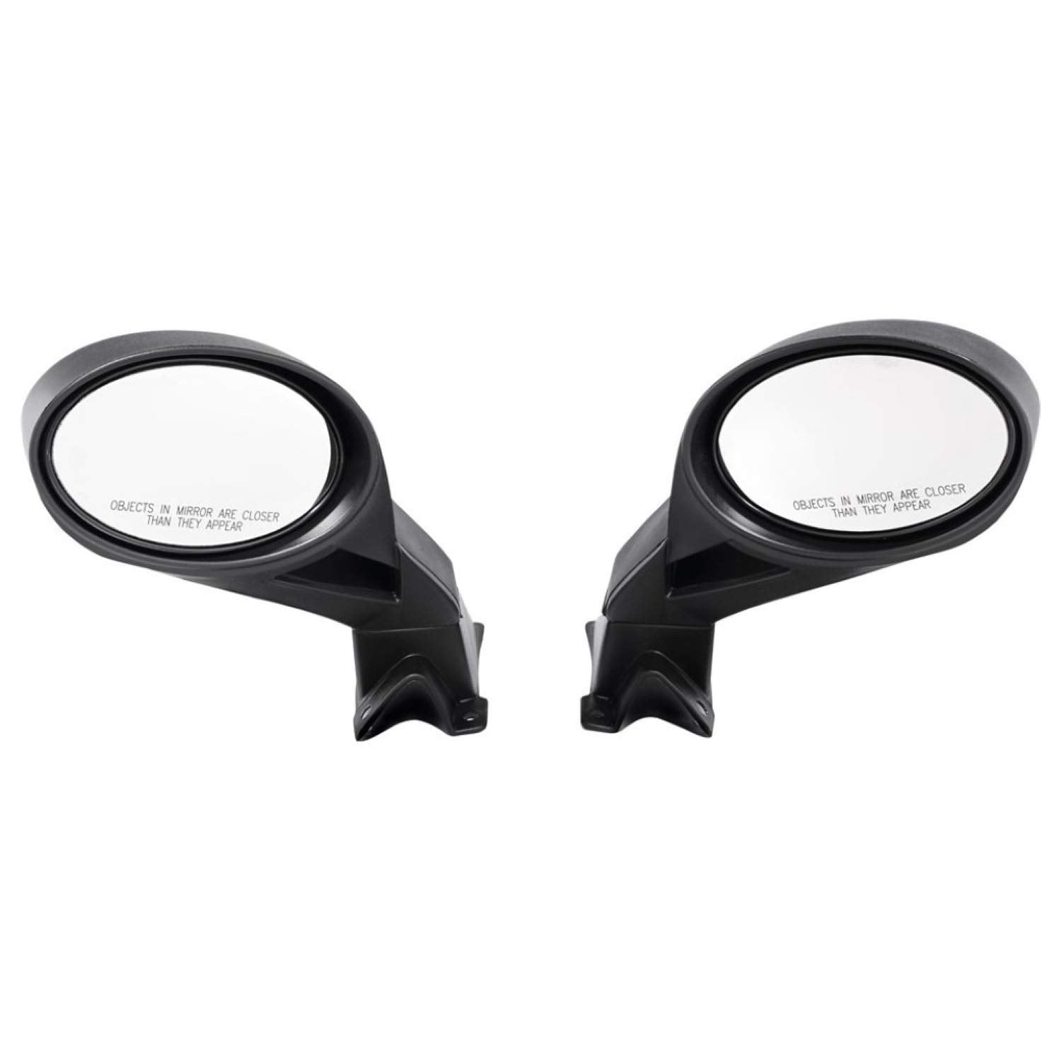 Polaris PRO-RIDE Hood Mount Snowmobile Mirrors Black 2877803 OEM