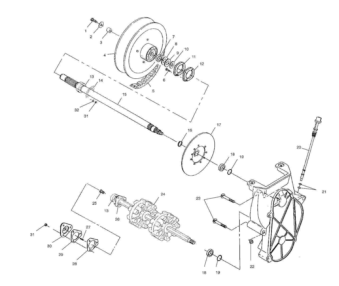 Polaris Snowmobile Drive Belt, Part 3211058