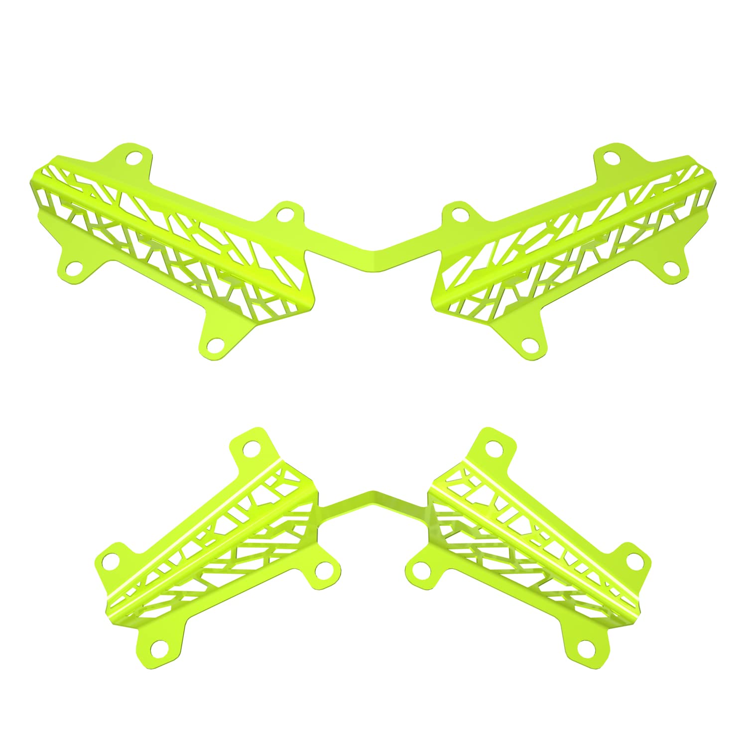 Polaris Matryx Snowmobile Grill Inserts Neon Green 2884979-801 New OEM