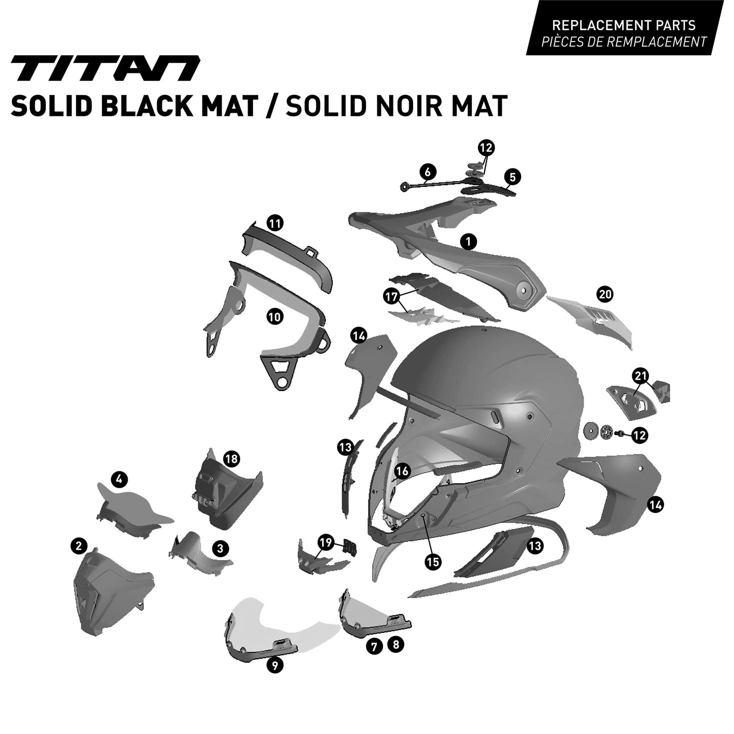 CKX Titan Original Carbon Electric Combo Helmet – Trail and Backcountry Solid No Shield