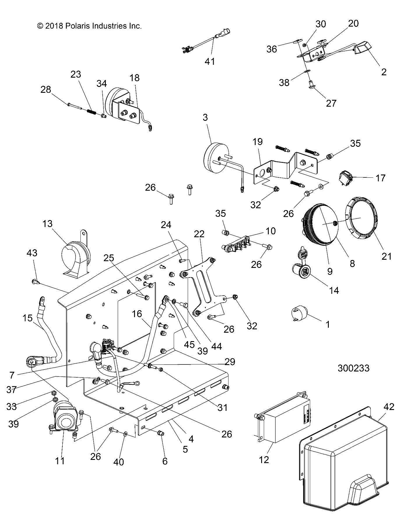 Polaris GEM Trombetta Contactor Assembly, 48V, Genuine OEM Part 4012818, Qty 1