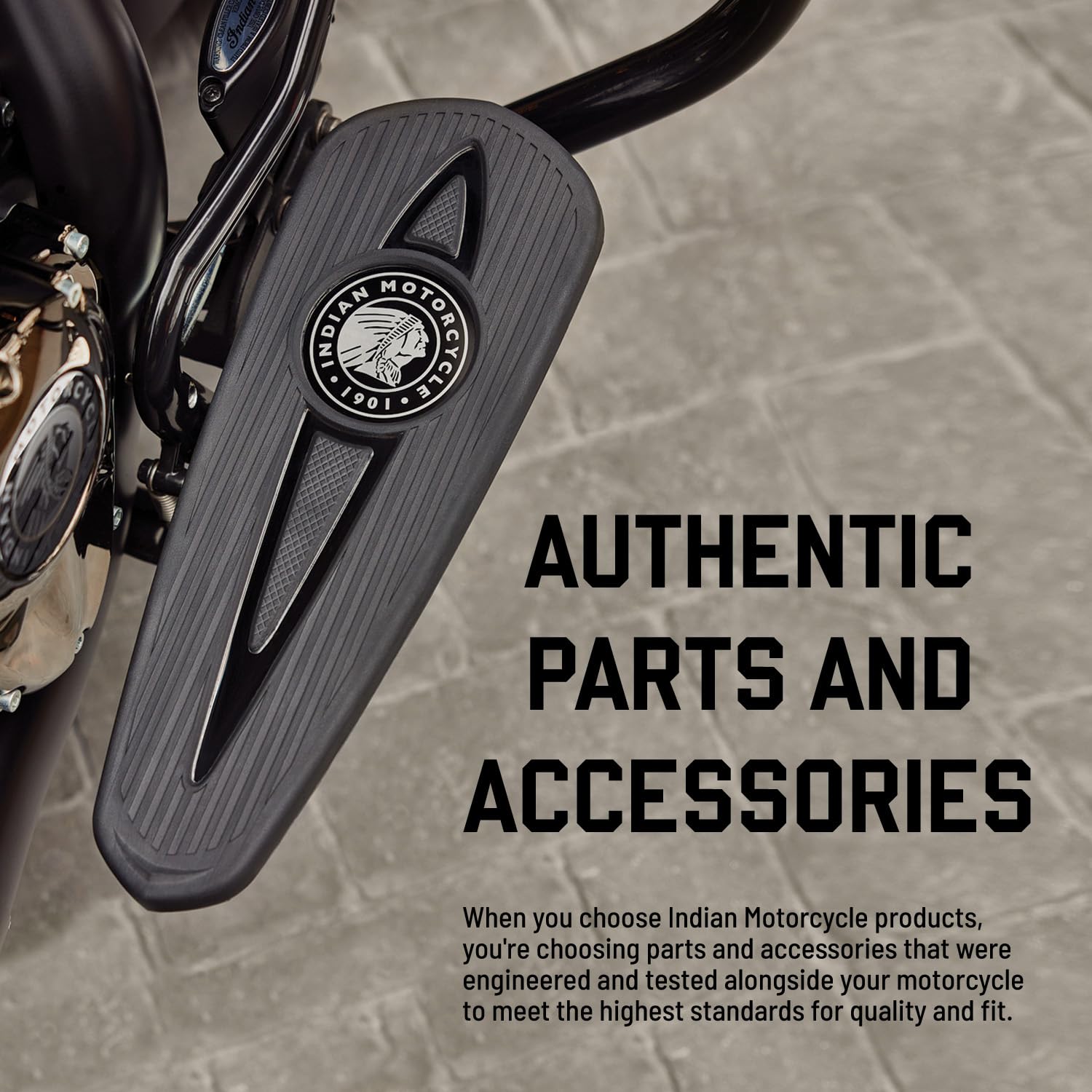 Indian Motorcycle Chief Vinyl Fork Bag, Black, Genuine OEM 2889808-VBA