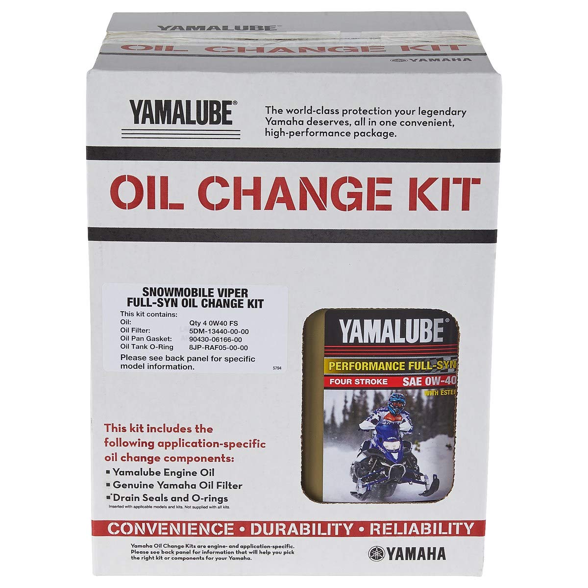 Yamaha Sidewinder SR Viper Full Synthetic Oil Change Kit LUB-SMBCG-KT-25