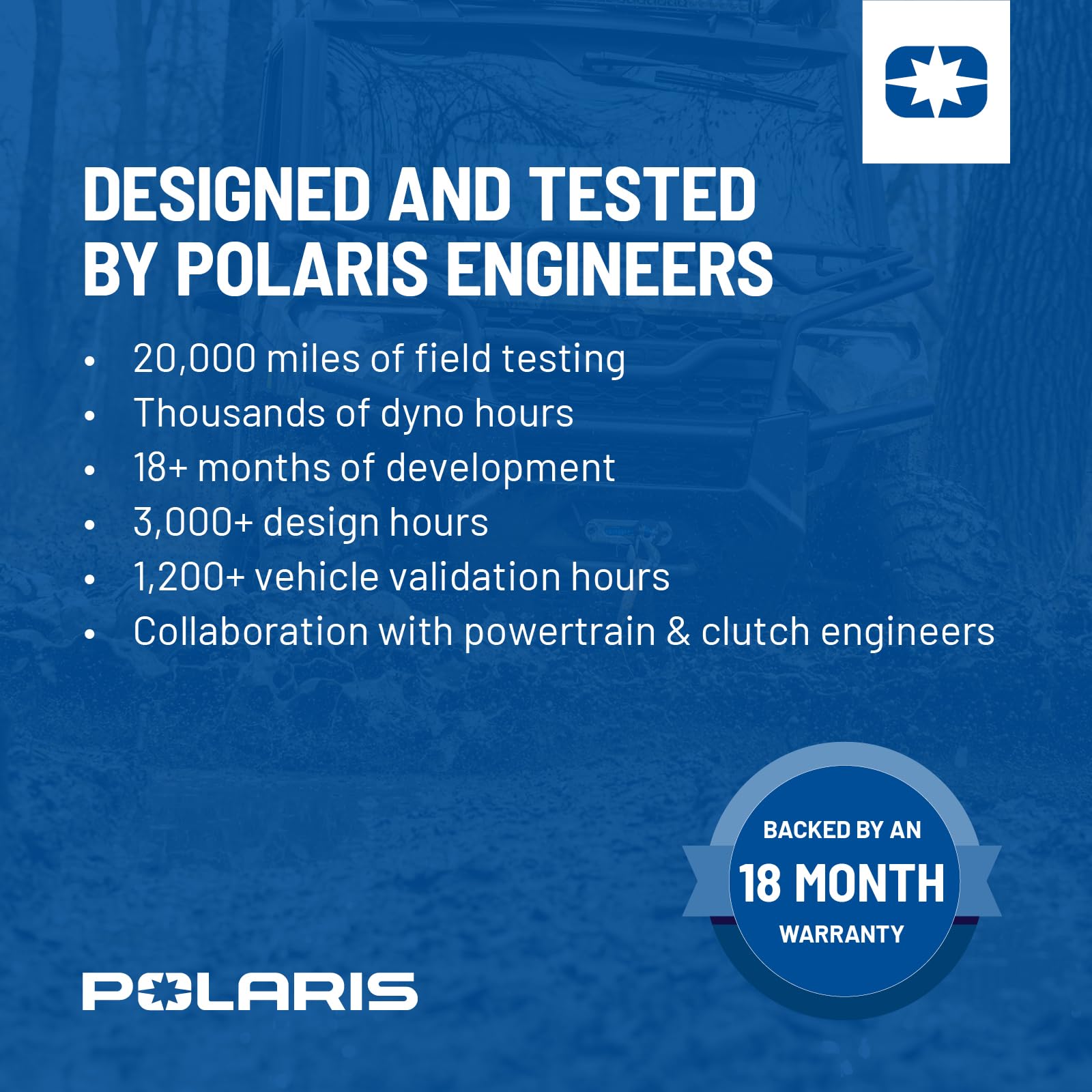 Polaris Off Road HD AGM Battery Specific for Ranger 1000 Premium, Ranger 1000 EPS, Ranger SP 570, Ranger 1000, Ranger XP 900 EPS, Ranger 800 EPS, Ranger Diesel, Ranger Crew Diesel, Part 4081855