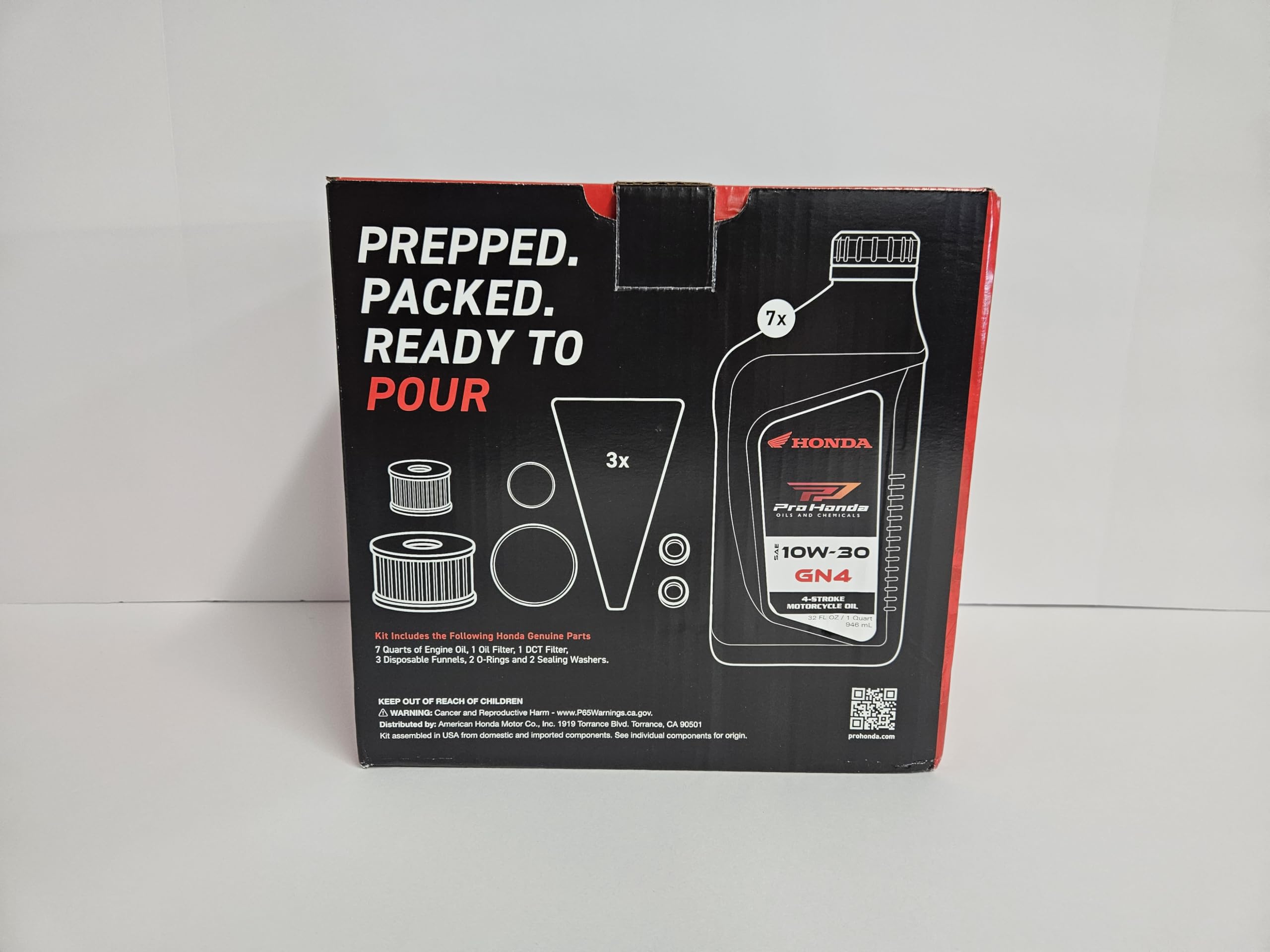 OE Honda Oil Change Kit for 16+ Pioneer 1000 0SX50-HL4-A00