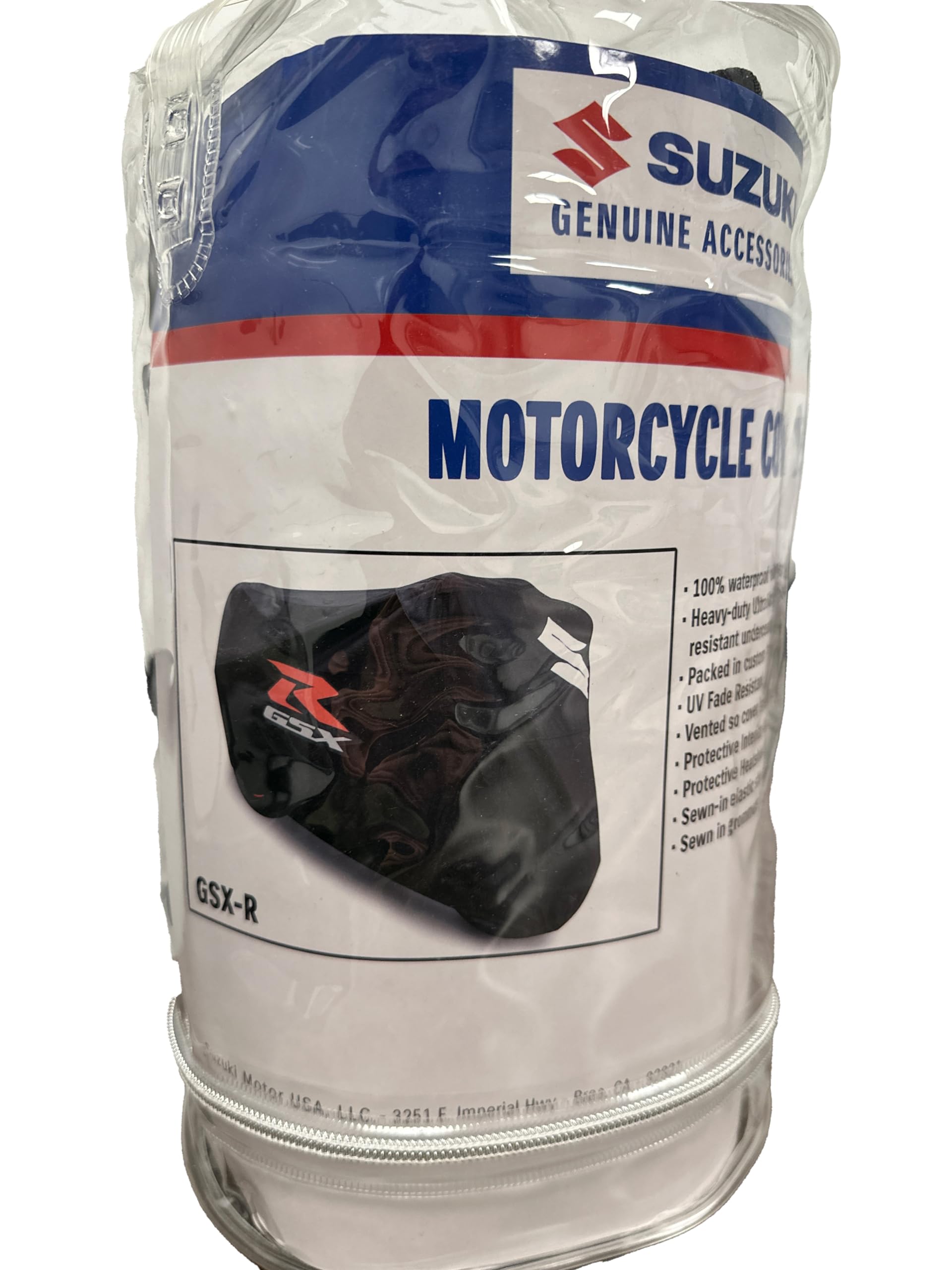 Suzuki Genuine OEM GSX-R GSXR Motorcycle Cover Black 990A0-66032