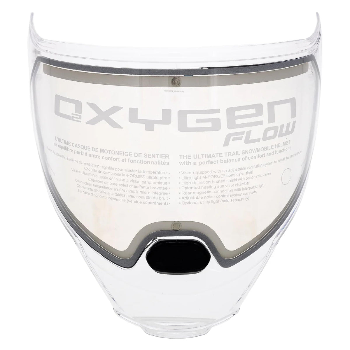 Ski-Doo OEM, Clear Onesize Oxygen Flow Radiant Shield, 9290980000