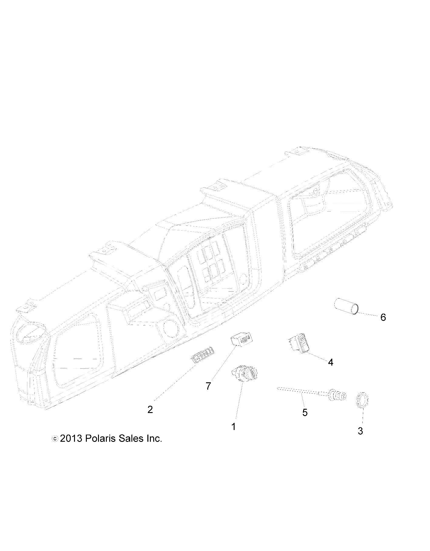 Polaris Ranger Choke Cable, Genuine OEM Part 7081299, Qty 1