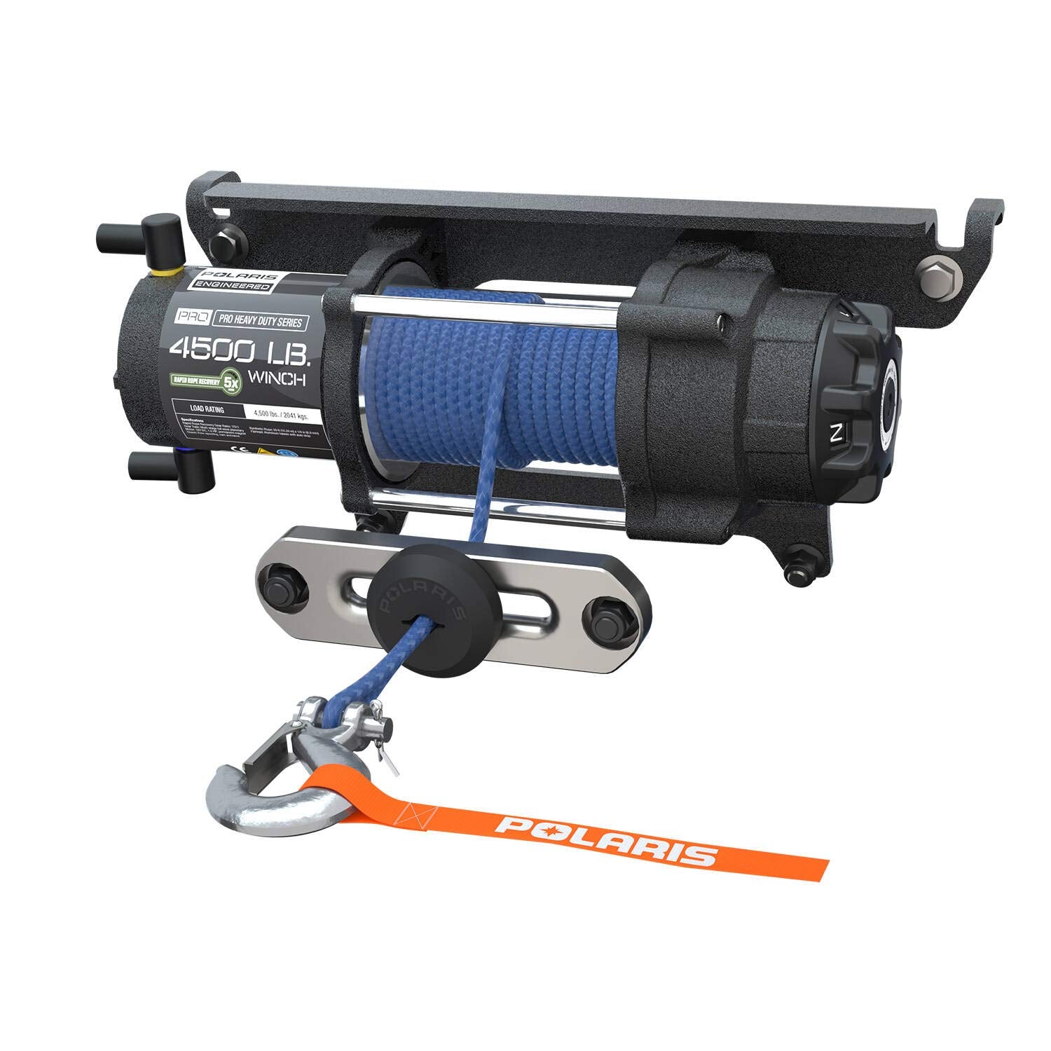Polaris 2882236 Pro HD 4500 lb Winch Rapid Rope Recovery UTV ATV RZR