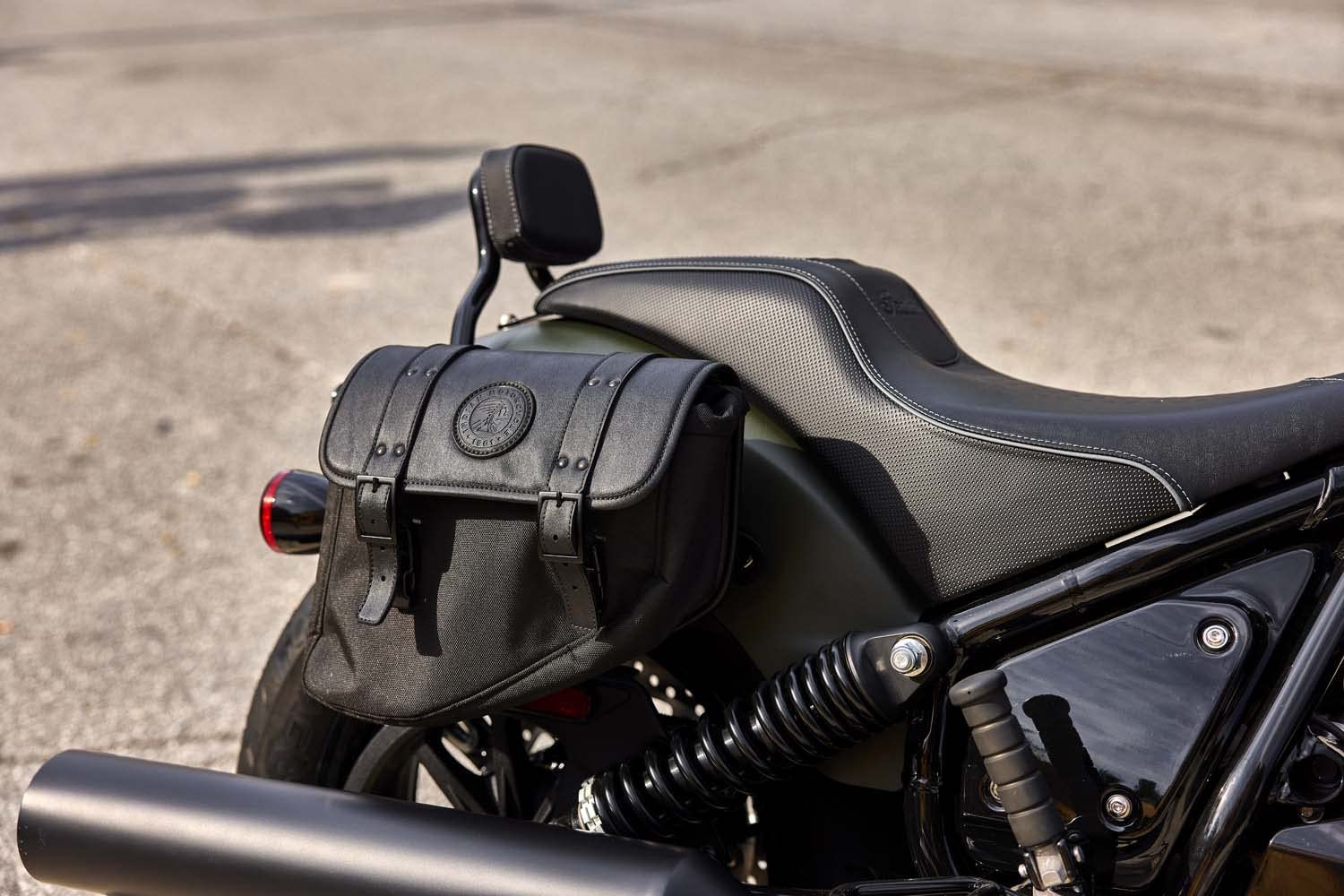 Indian Motorcycle Black Saddle Bags Pair Chief Bobber Super Chief 2889857-VBA