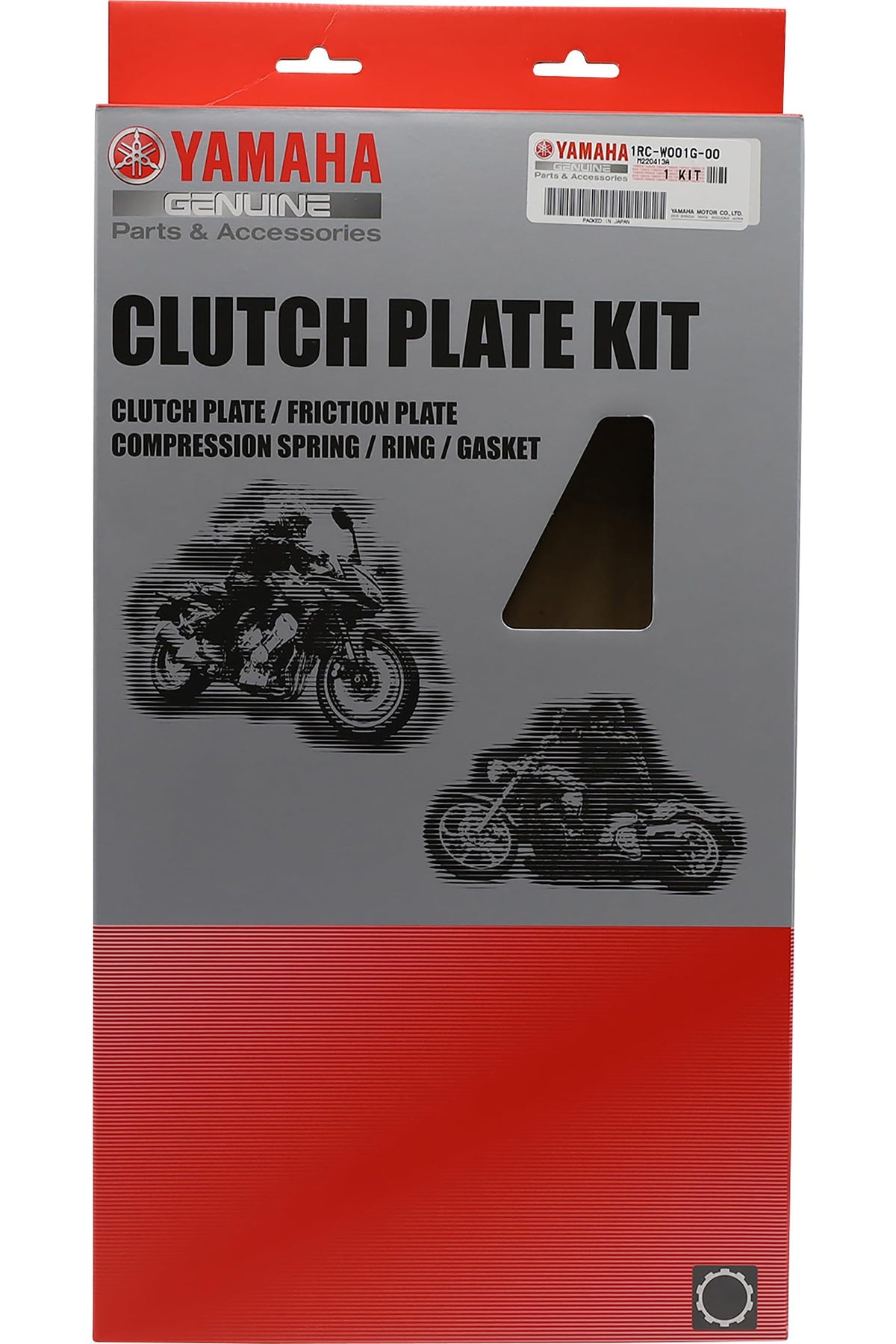 Yamaha MT-09/Tracer 9 Clutch Plate Kit, #1RC-W001G-00-00