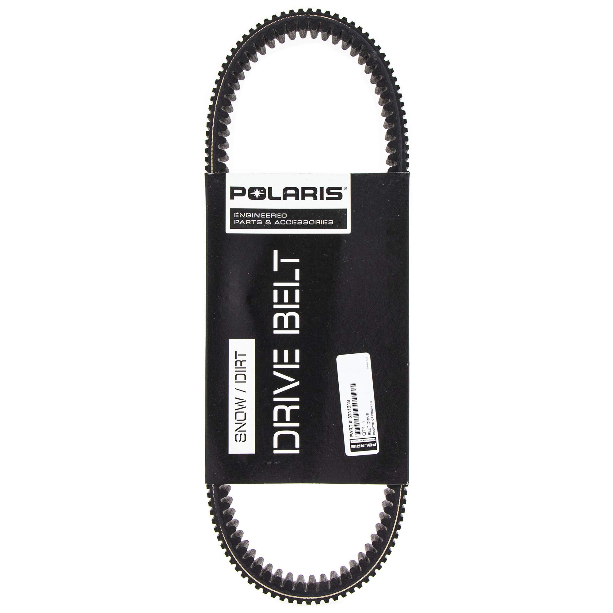 Polaris RANGER Drive Belt for Specific SP 570, CREW SP 570, 1000, CREW 1000 Models, Including NorthStar, EPS, Premium, Winter Prep, Runs Cooler, OEM Performance, No Clutch Recalibration - 3211218