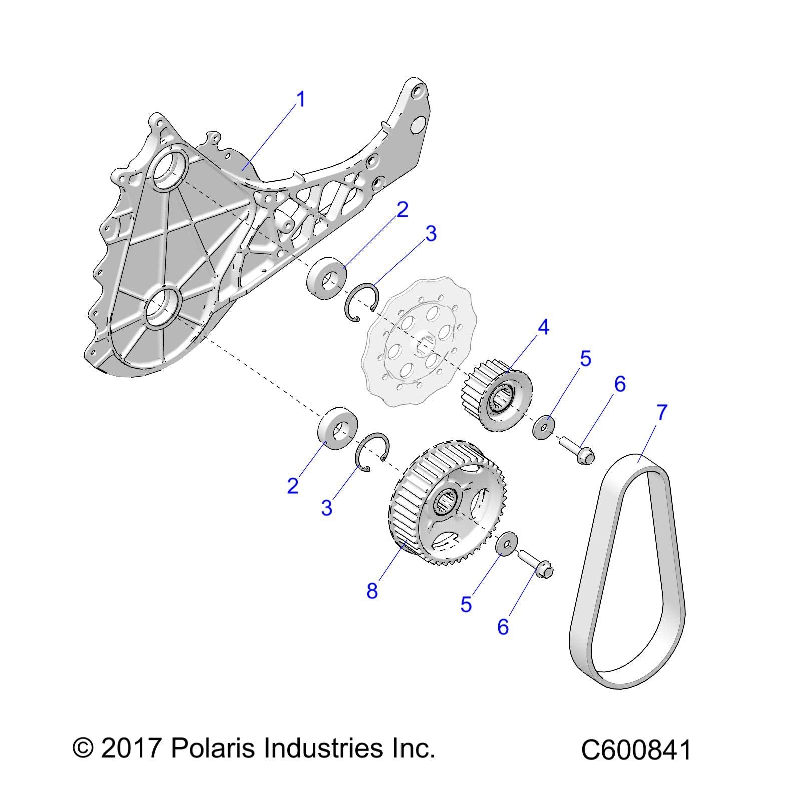 Polaris 2208750 OEM QDT Snowmobile Drive Belt RMK Patriot Boost 9R PRO