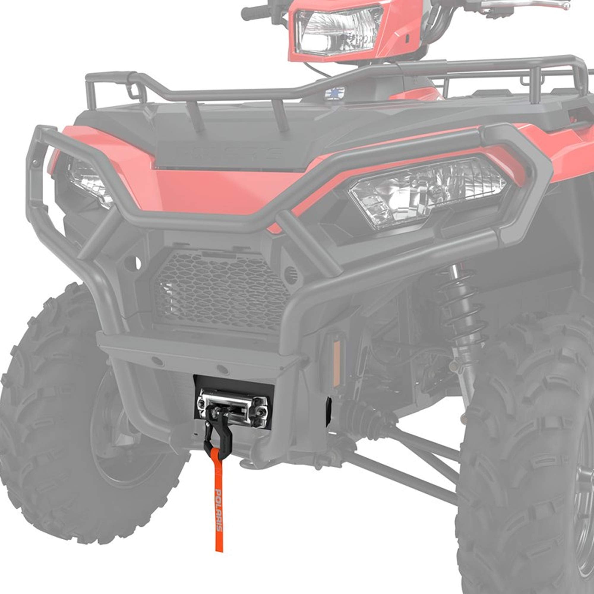 Polaris 2884832 ATV HD 2500 lb Winch Steel Cable Heavy Duty Recovery