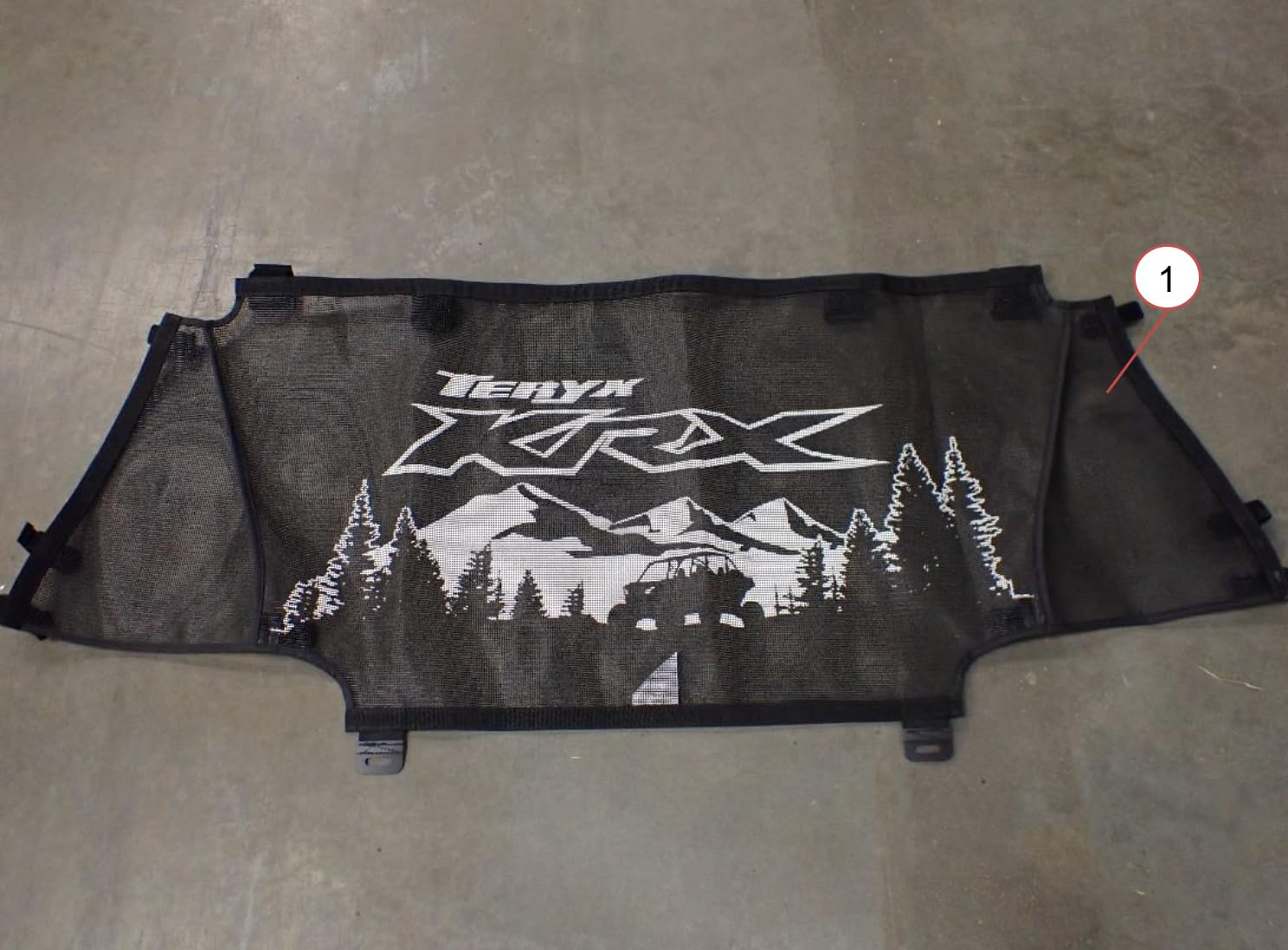 Genuine Kawasaki OEM Teryx KRX4 1000 Soft Mesh Rear Window Screen 99994-1746
