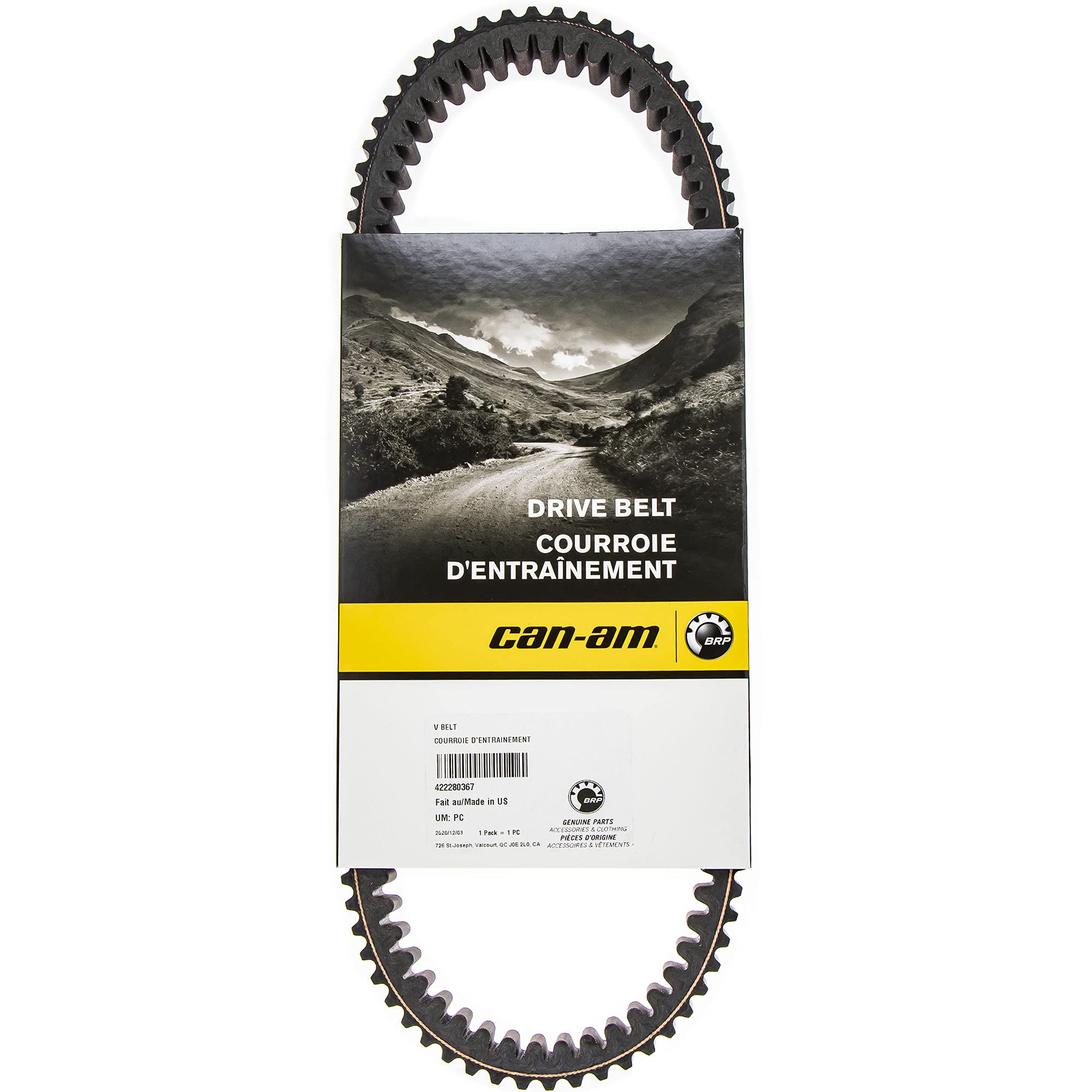 Can-Am 422280367 Performance Drive Belt Outlander Renegade Maverick CVT 100% PBO