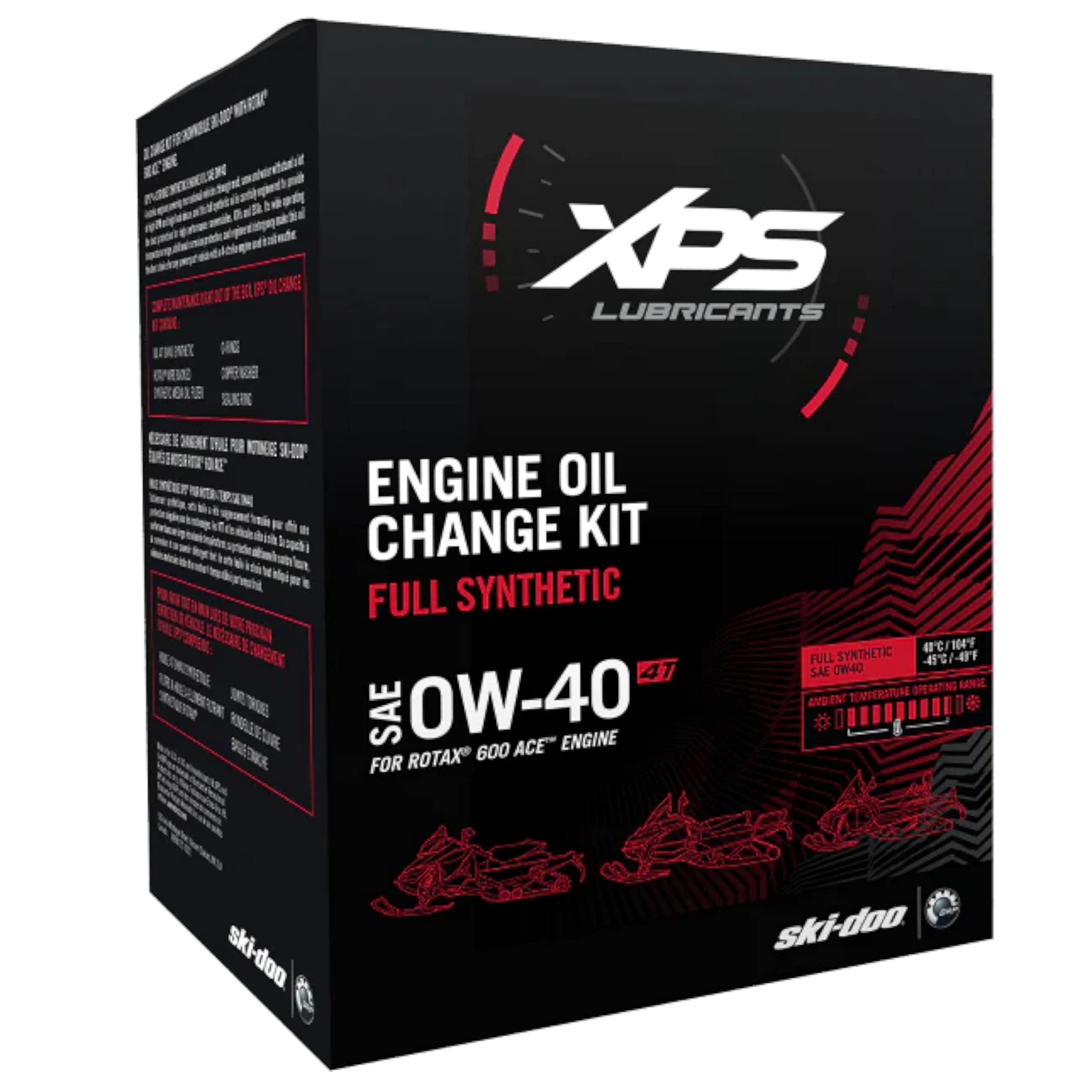 Ski-Doo OEM 4T 0W-40 Synthetic Oil Change Kit Rotax 600 ACE 9779253 Snowmobile