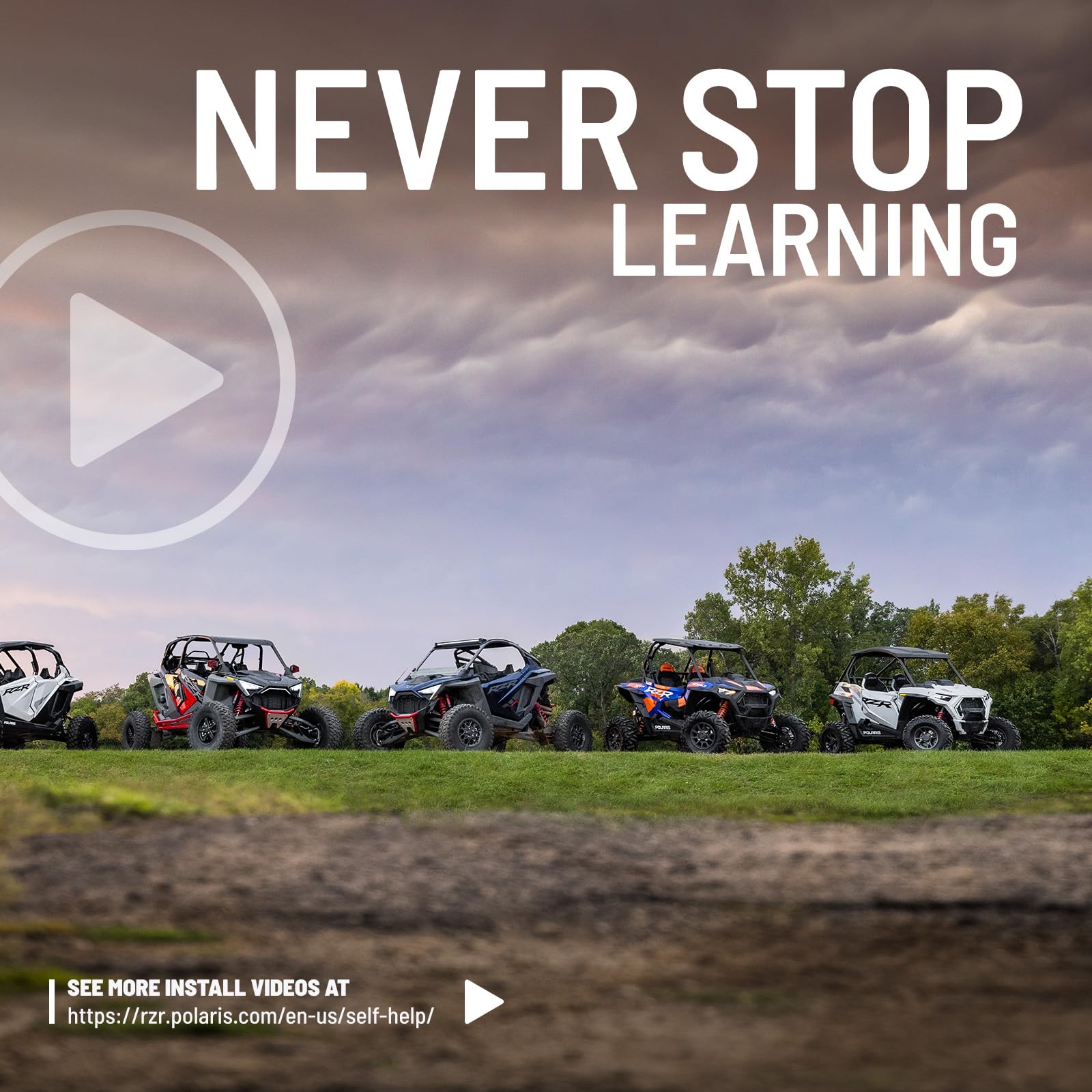 Polaris Sintered Rear or Front Brake Pads Set for RANGER XP 1000, 570, 500, ETX, RZR 900, XP 900, Sportsman 6x6 570, X2 570, 450 HO, ACE 500, 900 Models and More, OEM Part, Includes 4 Pads - 2202413