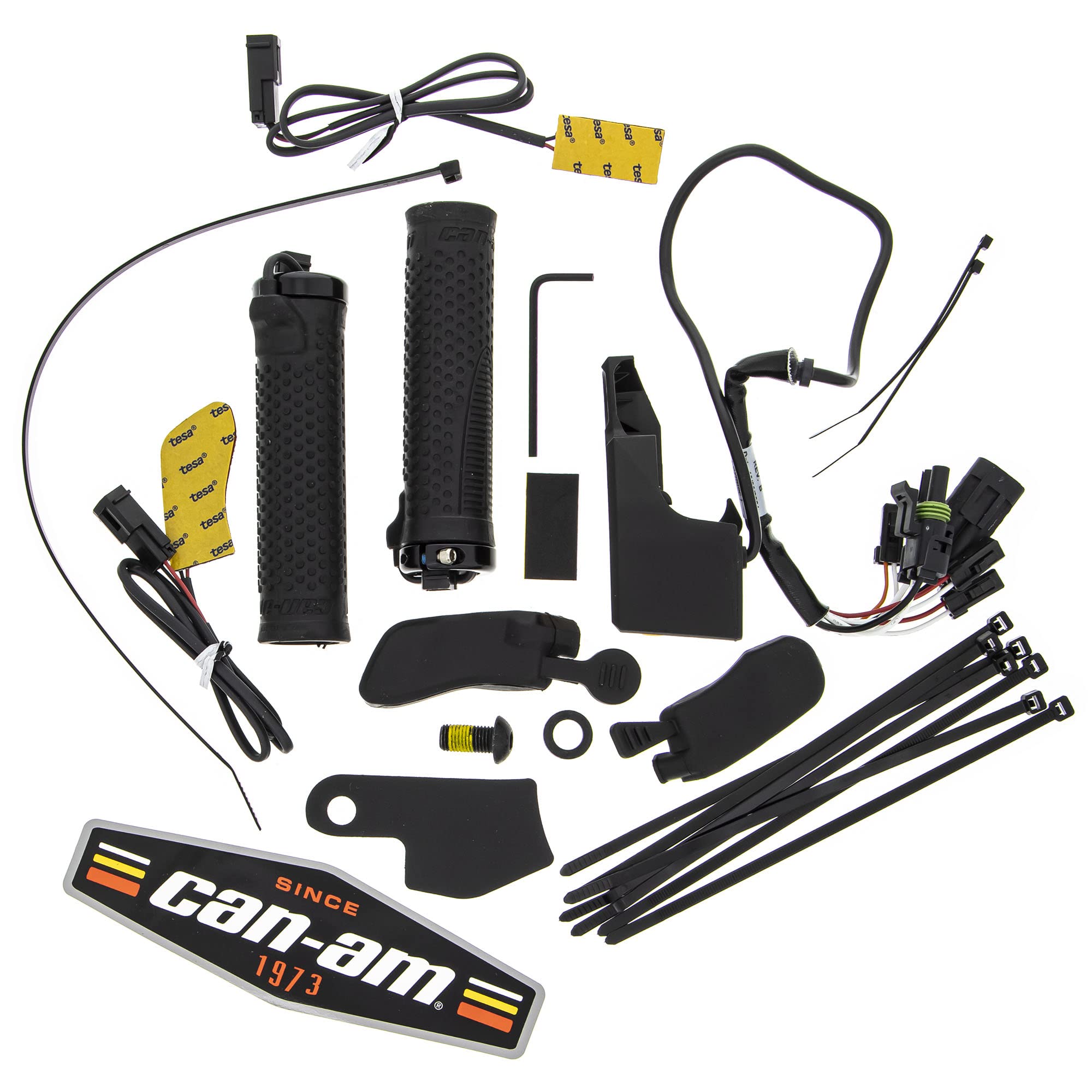 Can-Am 715008739 Heated Grips & Thumb Throttle Combo Outlander Renegade 500 570 650 850