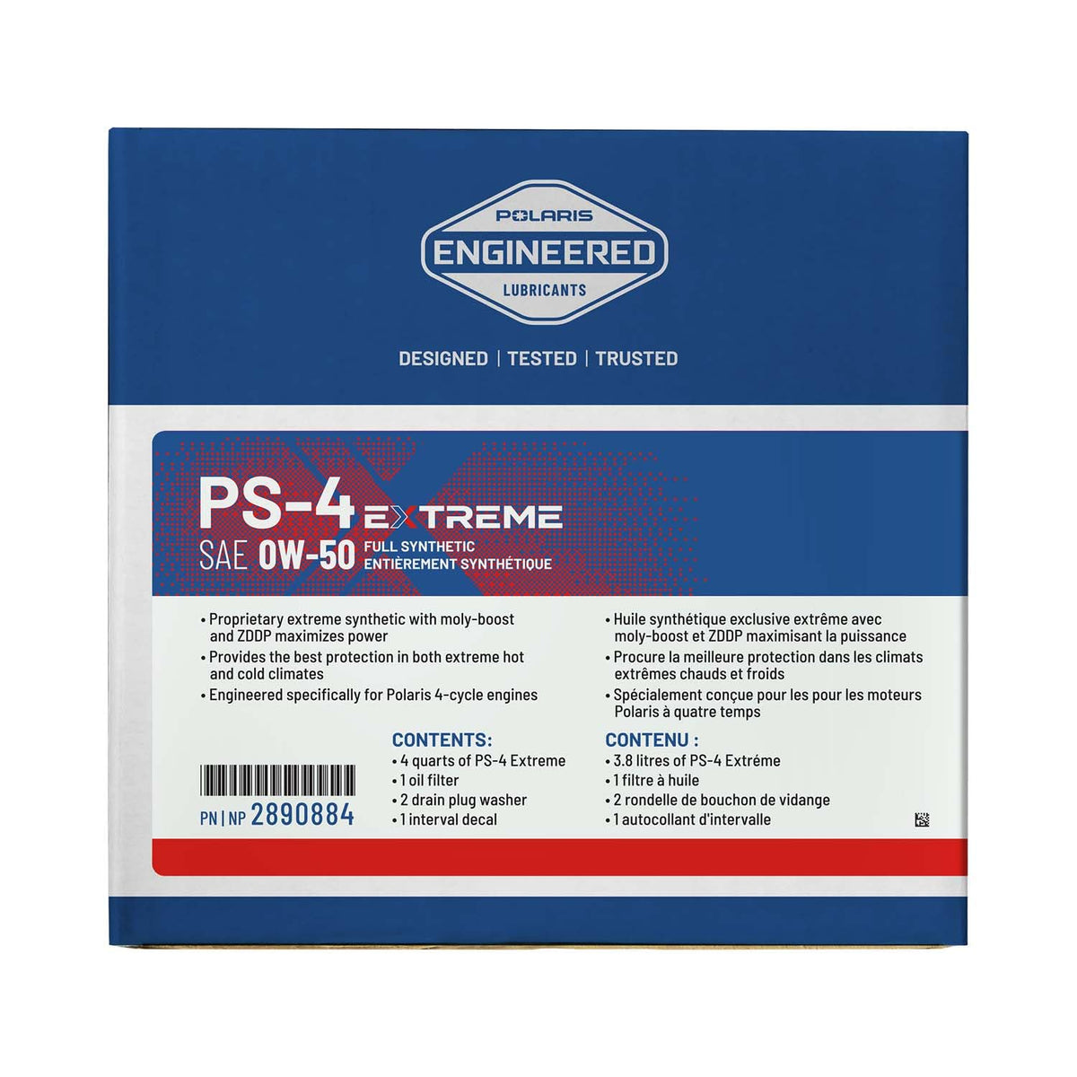 Polaris Snowmobile Oil Change Kit, for Snowmobile Models, OEM - 2890884