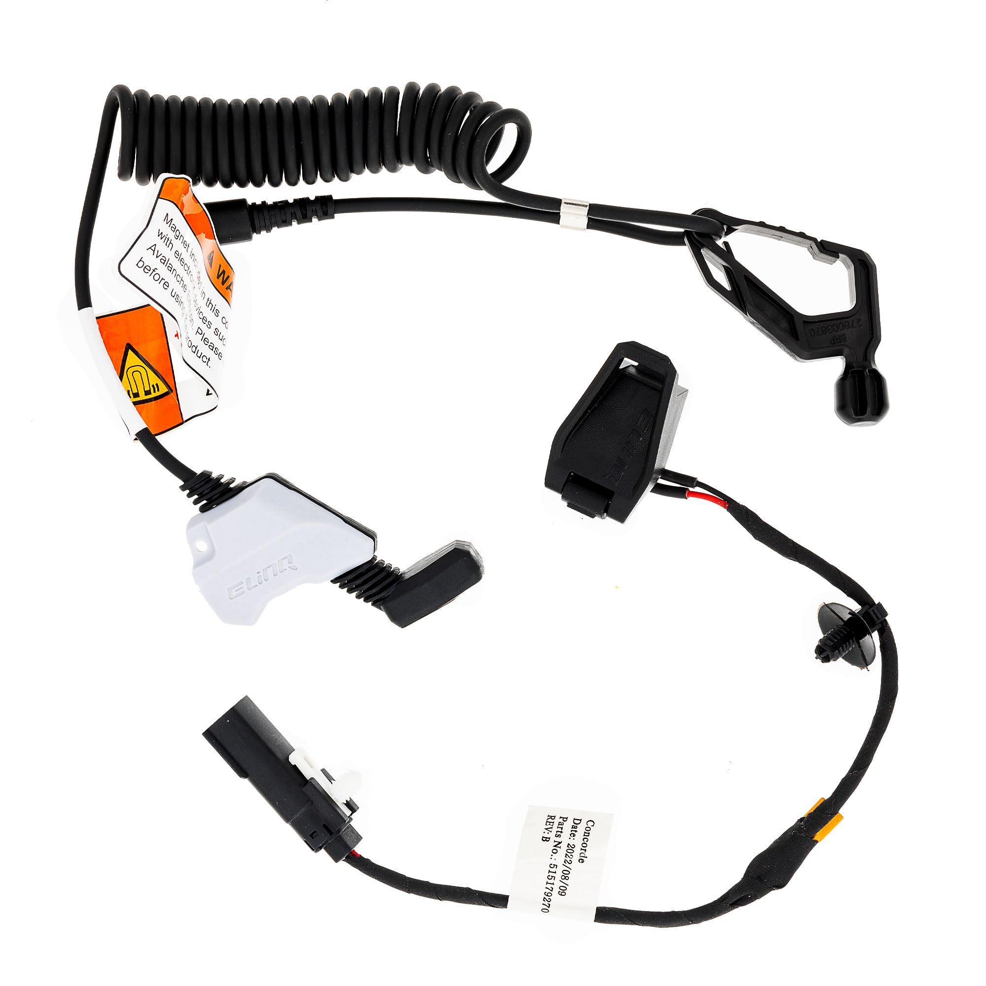 Ski-Doo E-LinQ Snowmobile Heated Helmet DESS Cord REV Gen5 860202354