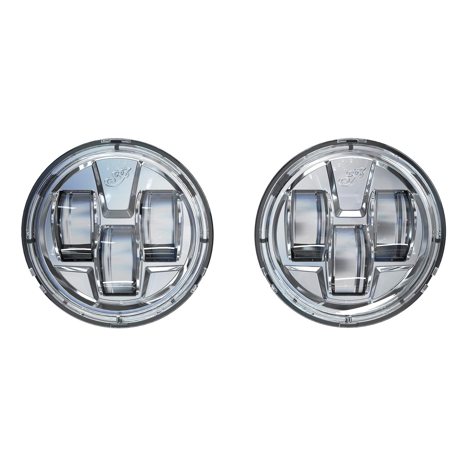 Indian Motorcycle Pathfinder S LED Driving Lights, Increases Visibility, Chrome