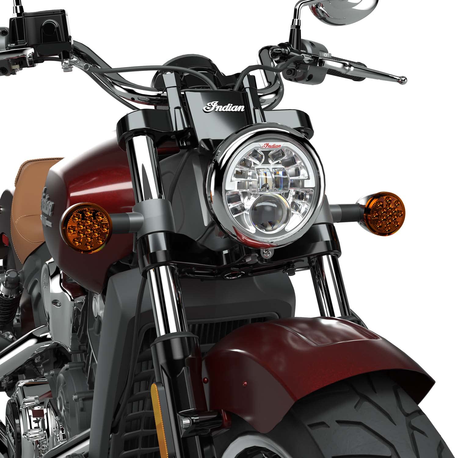 Indian Motorcycle Pathfinder Adaptive 5.75 LED Headlight 2884996-156 - Open Box