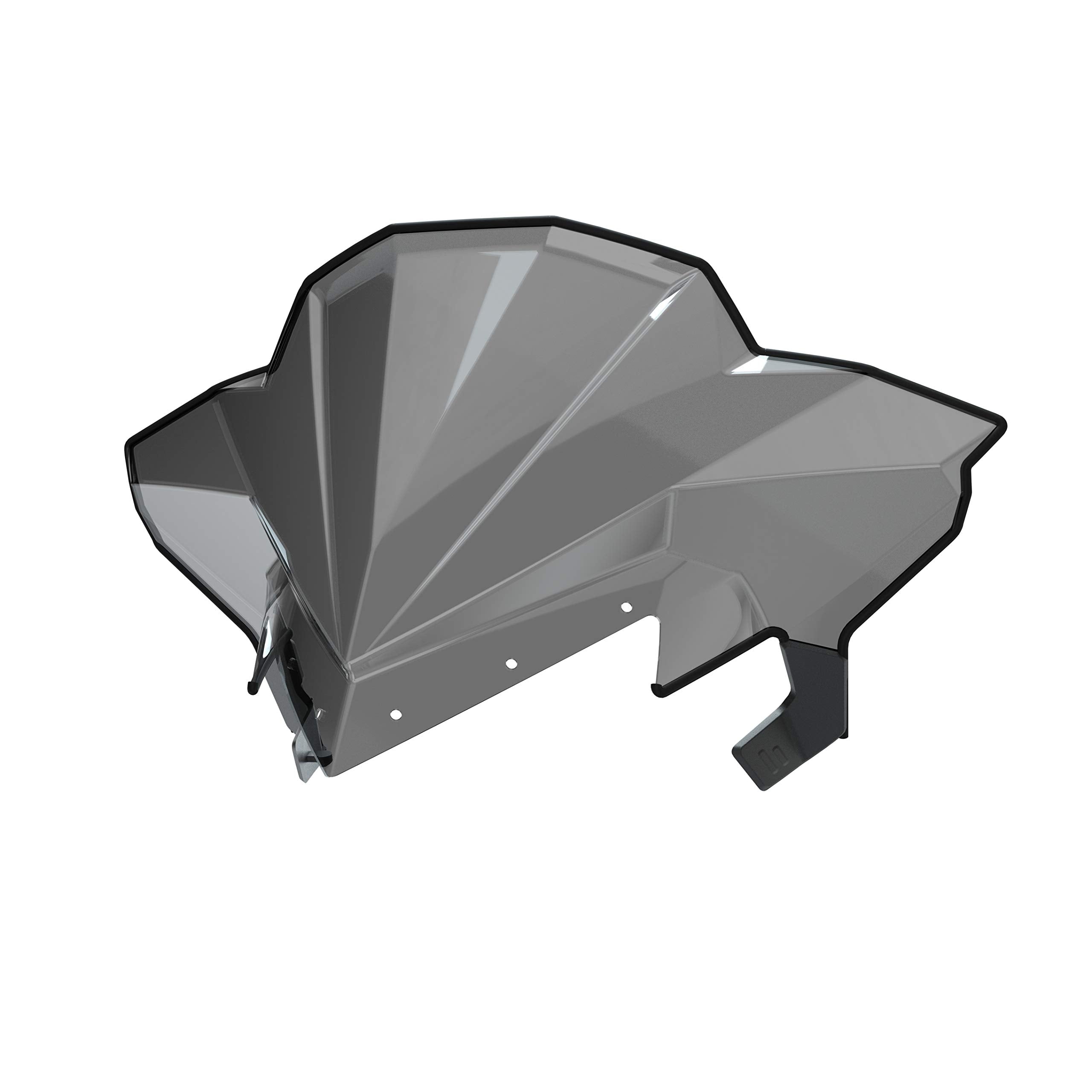 Polaris Snowmobile Mid Windshield, Smoke