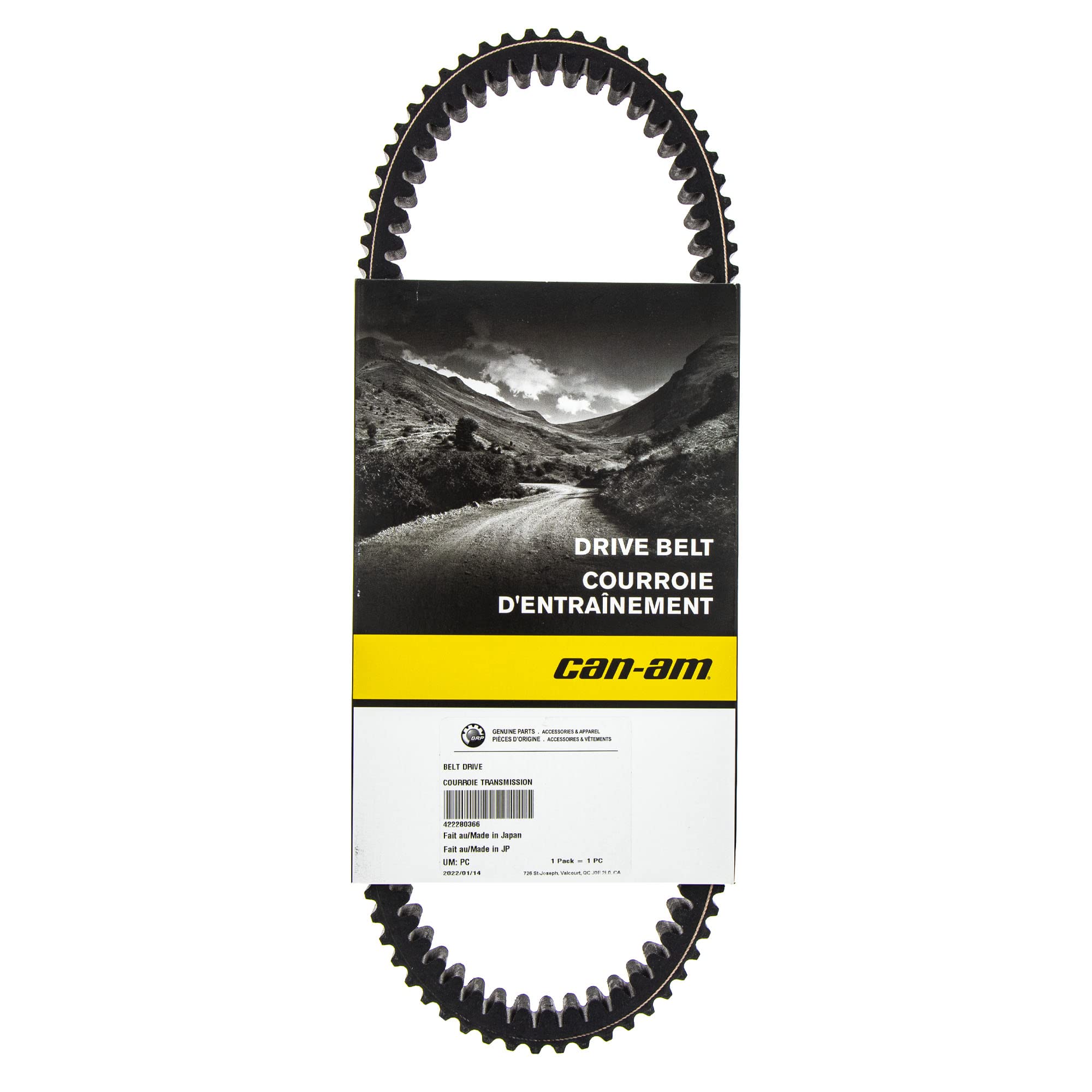 New Genuine Can-Am OEM CVT Drive Belt 422280366 Commander Outlander DPS