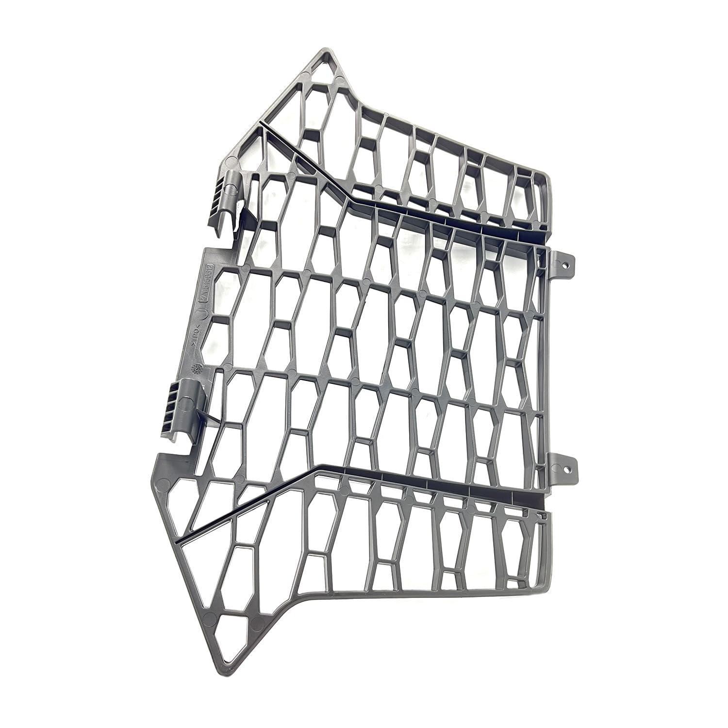 Polaris RZR Fascia Grill, Front, Gloss Black, Genuine OEM Part 5456612-070, Qty 1