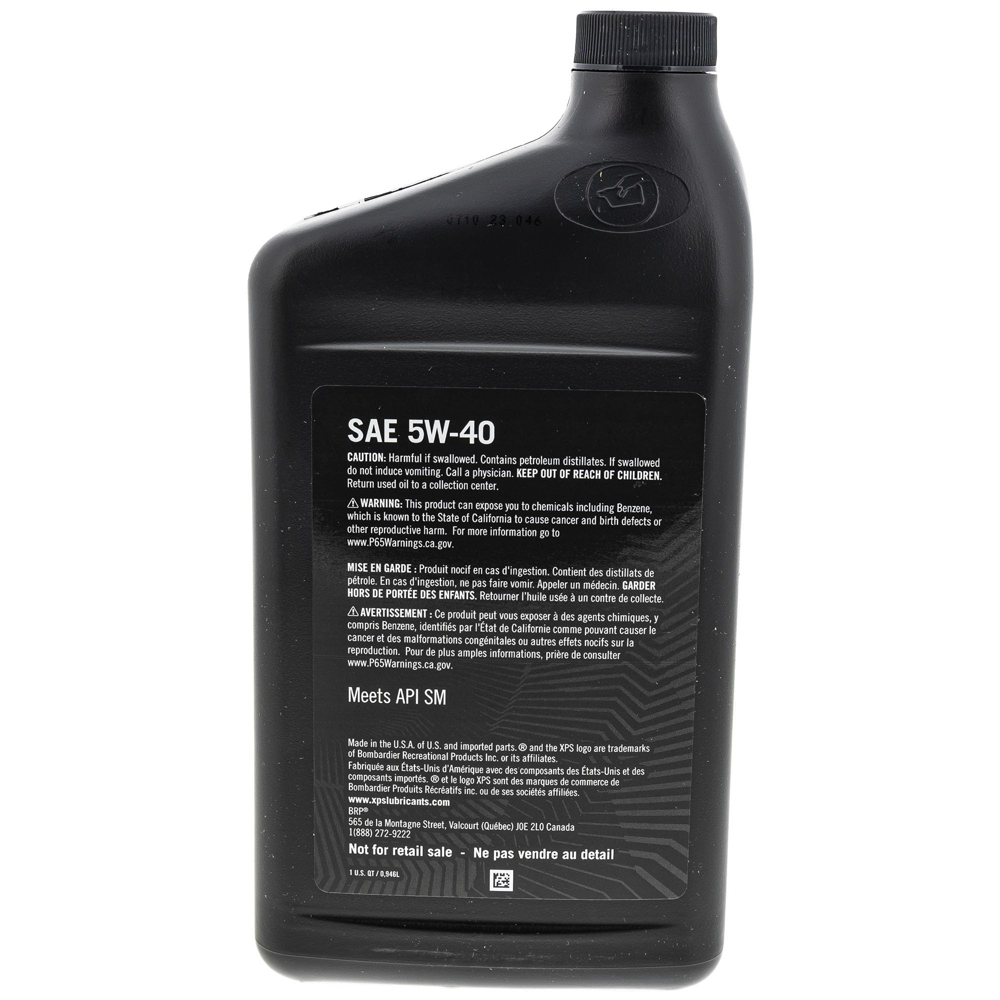 Can-Am 9779487 BRP 4T 5W-40 Full Synthetic Oil Change Kit 450cc Outlander