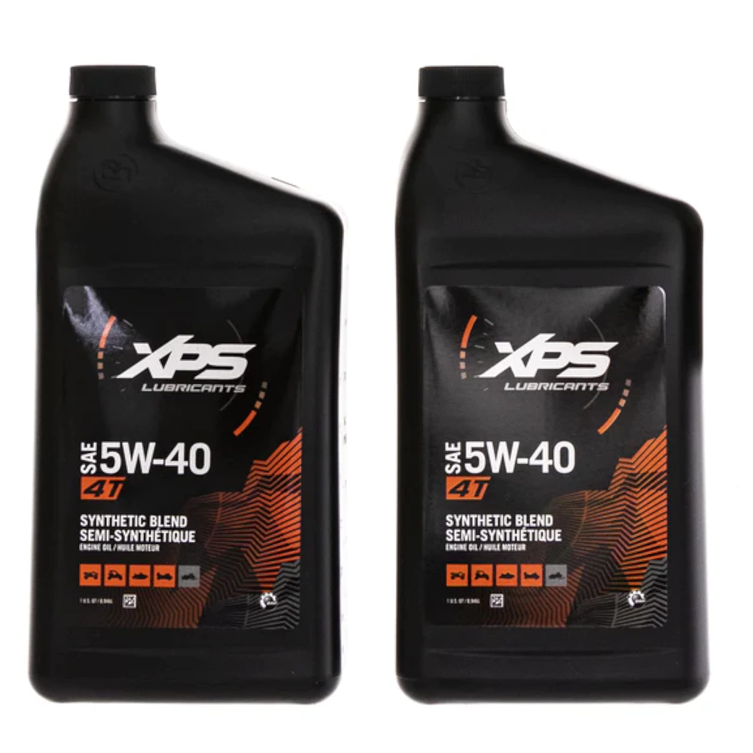 Can-Am New OEM 4T 5W-40 Synthetic Blend Oil Change Kit, Rotax 450 cc, 9779256