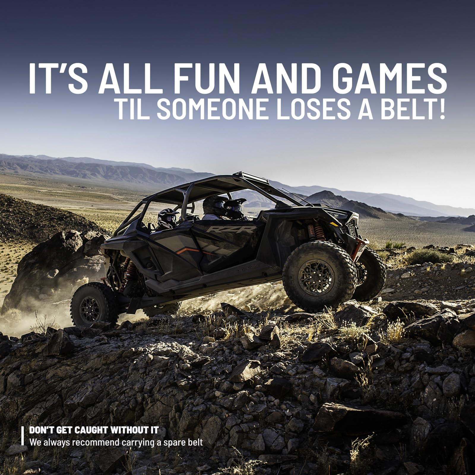 Polaris Sintered Rear or Front Brake Pads Set for RANGER XP 1000, 570, 500, ETX, RZR 900, XP 900, Sportsman 6x6 570, X2 570, 450 HO, ACE 500, 900 Models and More, OEM Part, Includes 4 Pads - 2202413