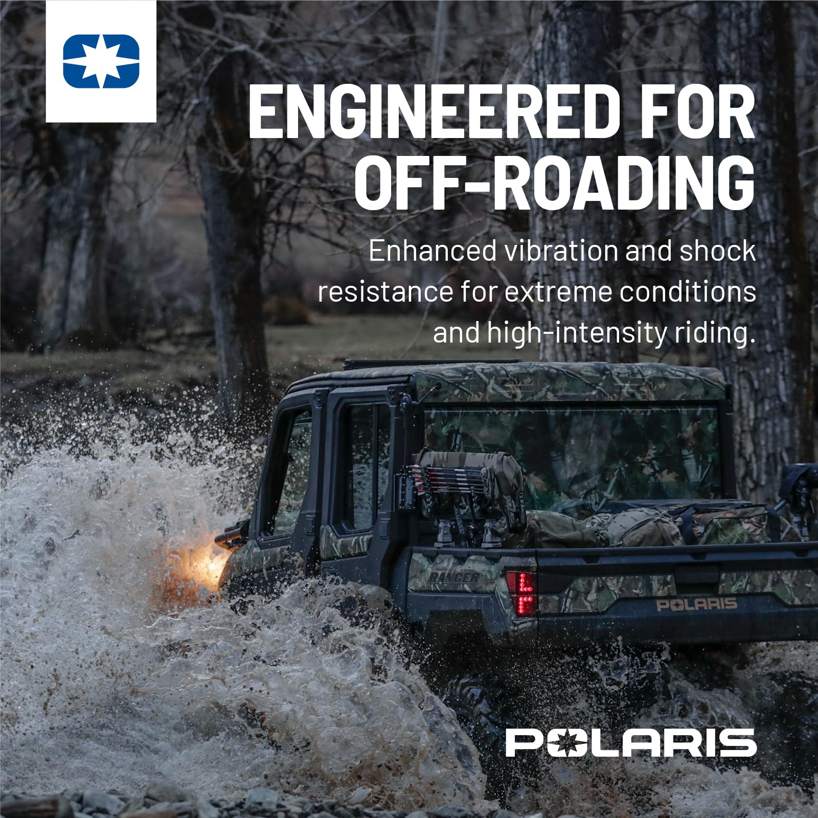 Polaris Off Road HD AGM Battery Specific for Ranger 1000 Premium, Ranger 1000 EPS, Ranger SP 570, Ranger 1000, Ranger XP 900 EPS, Ranger 800 EPS, Ranger Diesel, Ranger Crew Diesel, Part 4081855