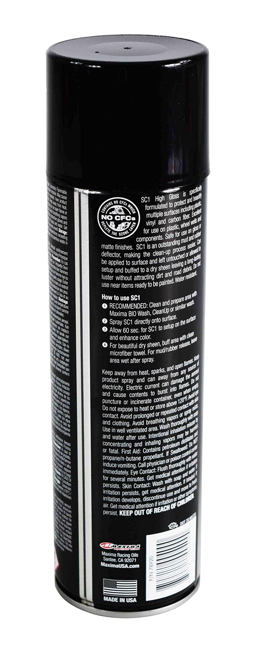Maxima 9-Pack 78920 SC1 High Gloss Coating 12oz Silicone Detailer Spray Cleaner
